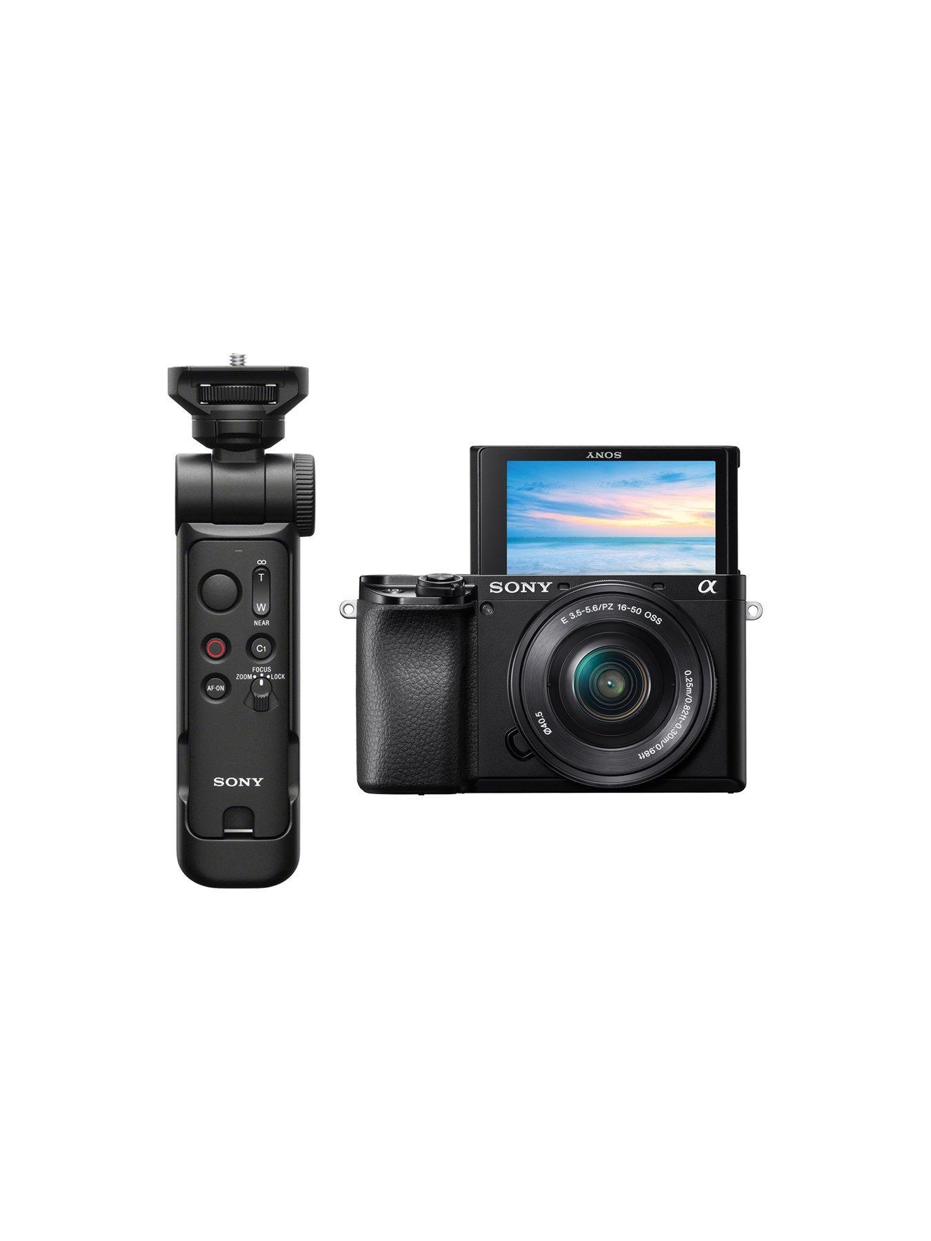 Image 2 of 8 of Sony Alpha 6100 Mirrorless APS-C Camera Creator Grip Kit