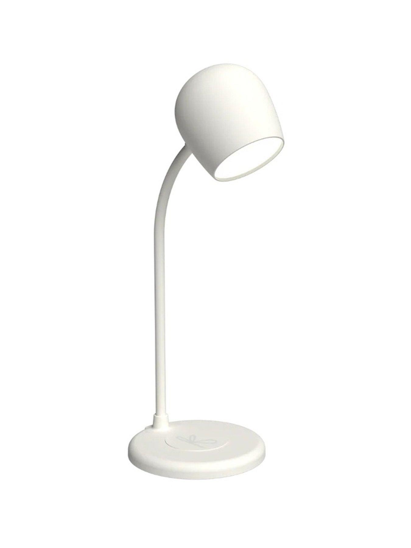 Image 2 of 3 of Kreafunk Ellie Lamp with Wireless Charger & Bluetooth Speaker - White