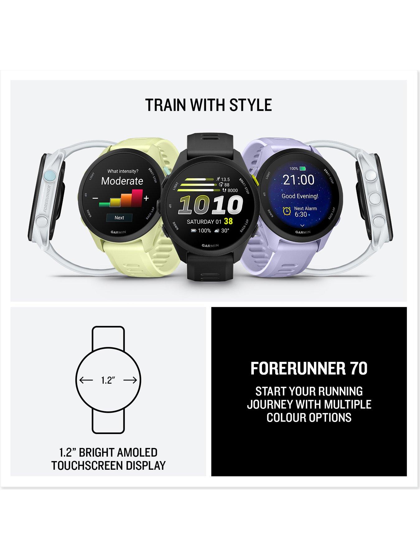 Image 7 of 7 of Garmin Forerunner 70, GPS, Black, WW