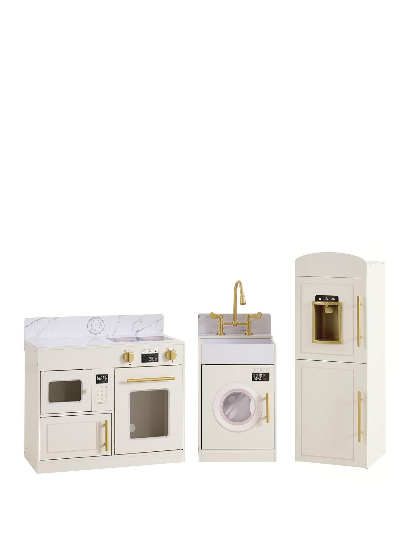 Image 1 of 7 of Teamson Kids Multi-Appliance 3-Piece Kitchen Role Play Set