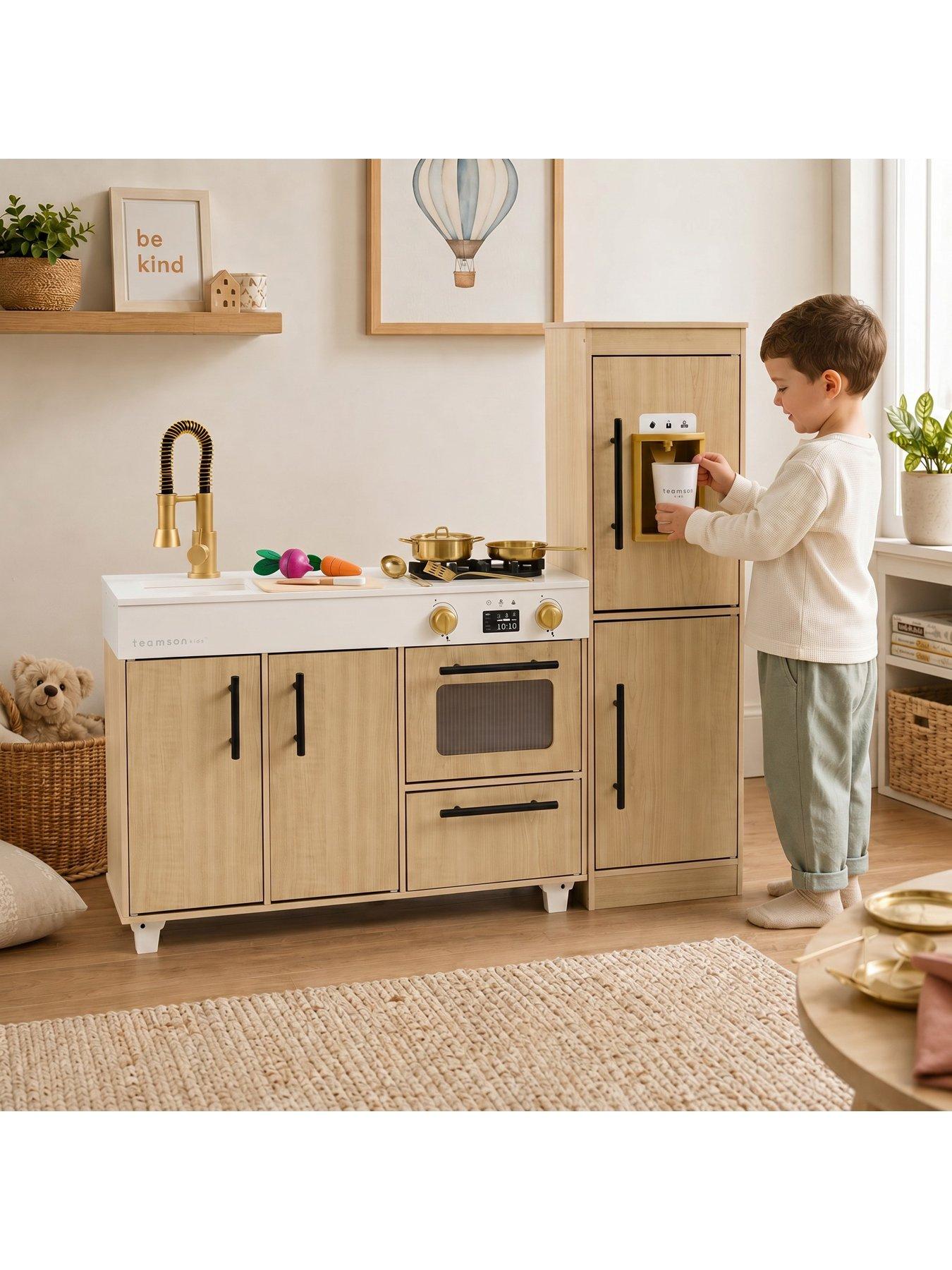 Image 2 of 7 of Teamson Kids All-In-One 26-Piece Deluxe Kitchen Playset