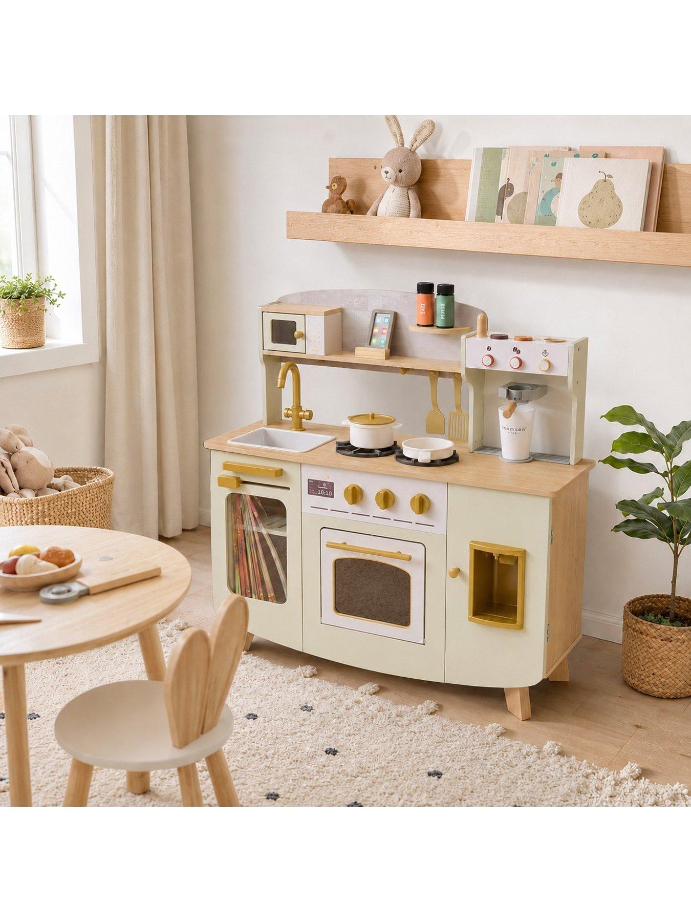 Image 3 of 7 of Teamson Kids Teamson Kids 3-in-1 Deluxe Play Kitchen Set