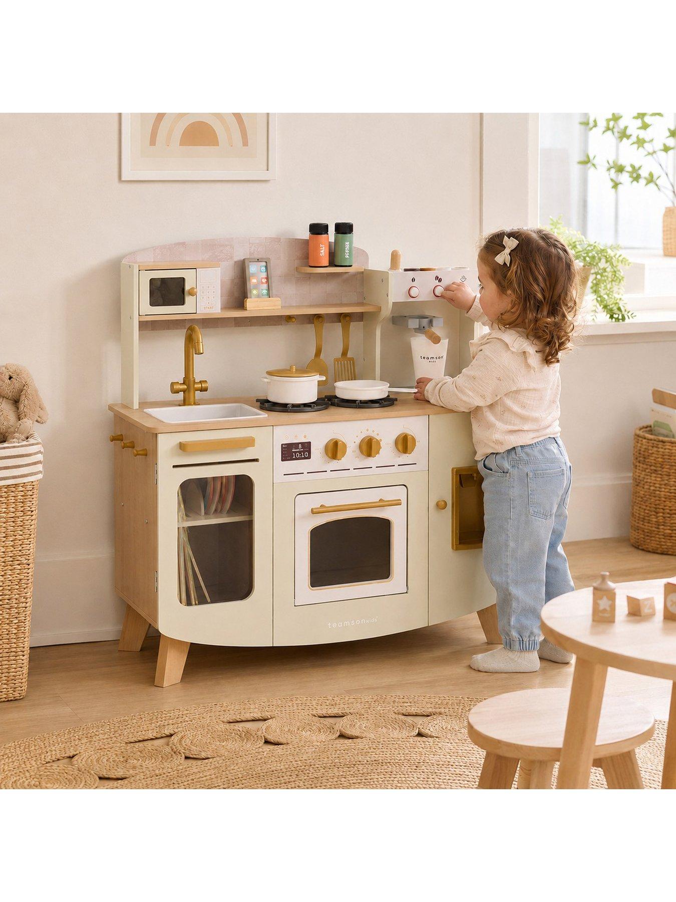 Image 4 of 7 of Teamson Kids Teamson Kids 3-in-1 Deluxe Play Kitchen Set