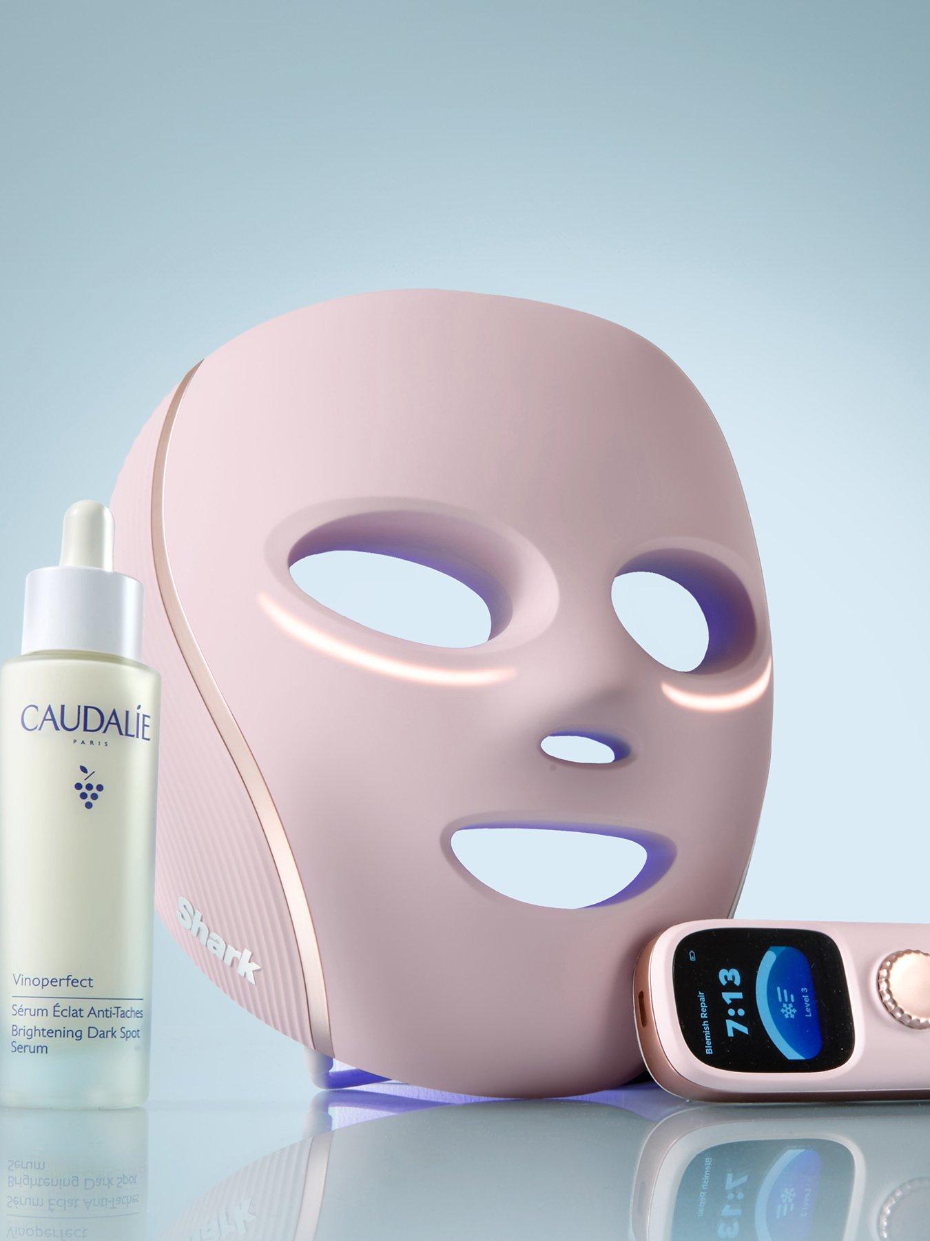 Image 1 of 3 of Shark CryoGlow LED Mask Pink and Caudalie Vinoperfect Jumbo Serum Duo (Worth &pound;386, Mask worth &pound;299.99 &amp; Serum worth &pound;86)