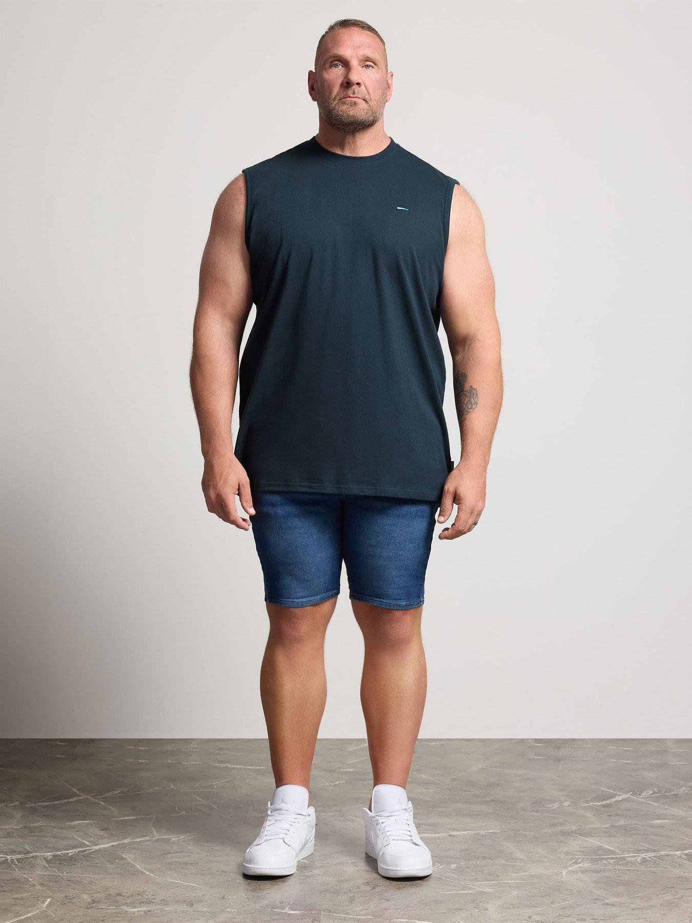Image 3 of 4 of BadRhino Muscle Vest Extra Long - Blue
