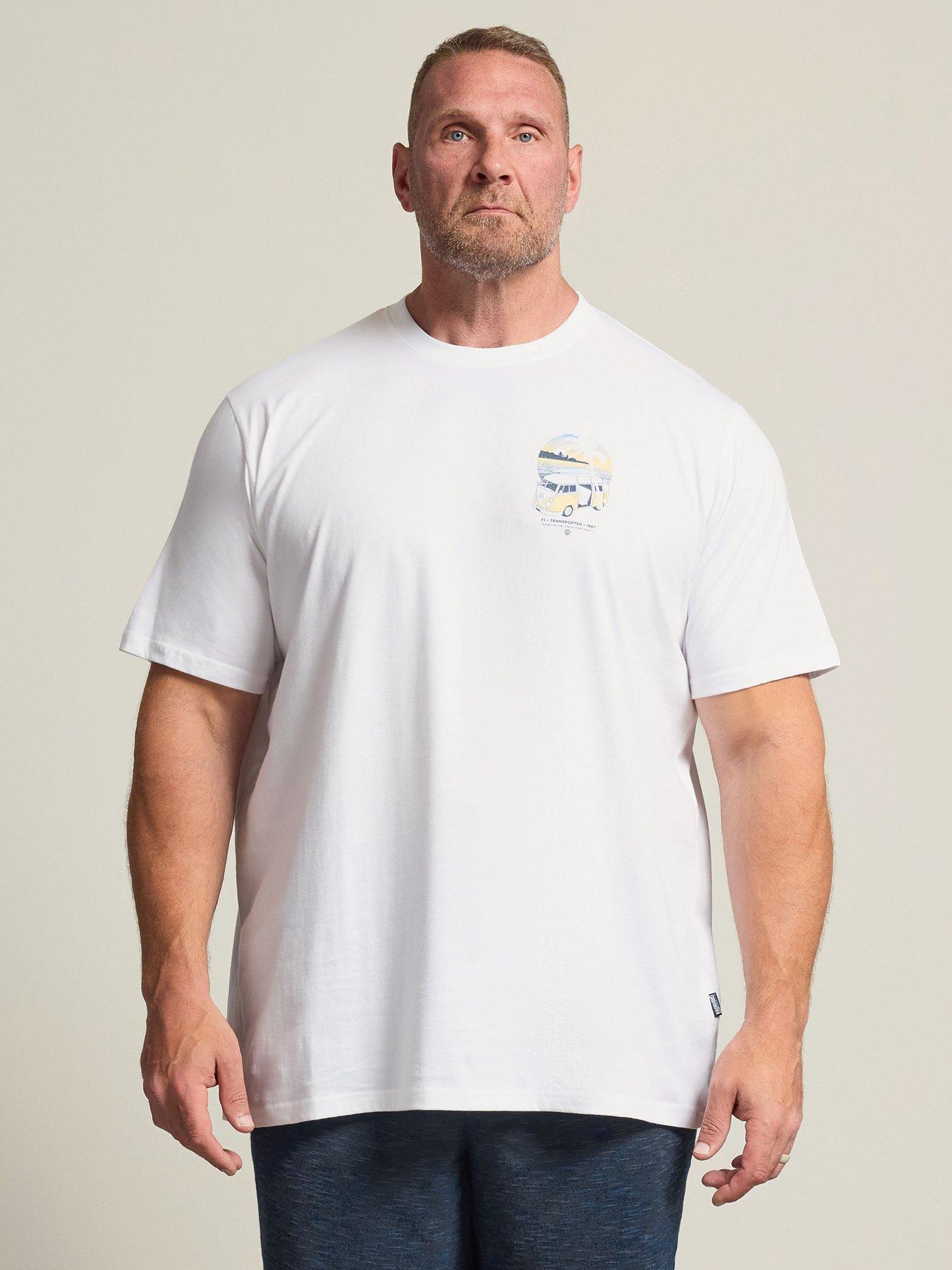 Badrhino Vw Long Summer T-Shirt Extra Long - White