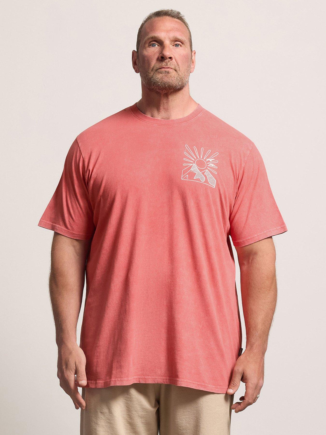 BadRhino Badrhino Sunset Acid Wash T-shirt Extra Long