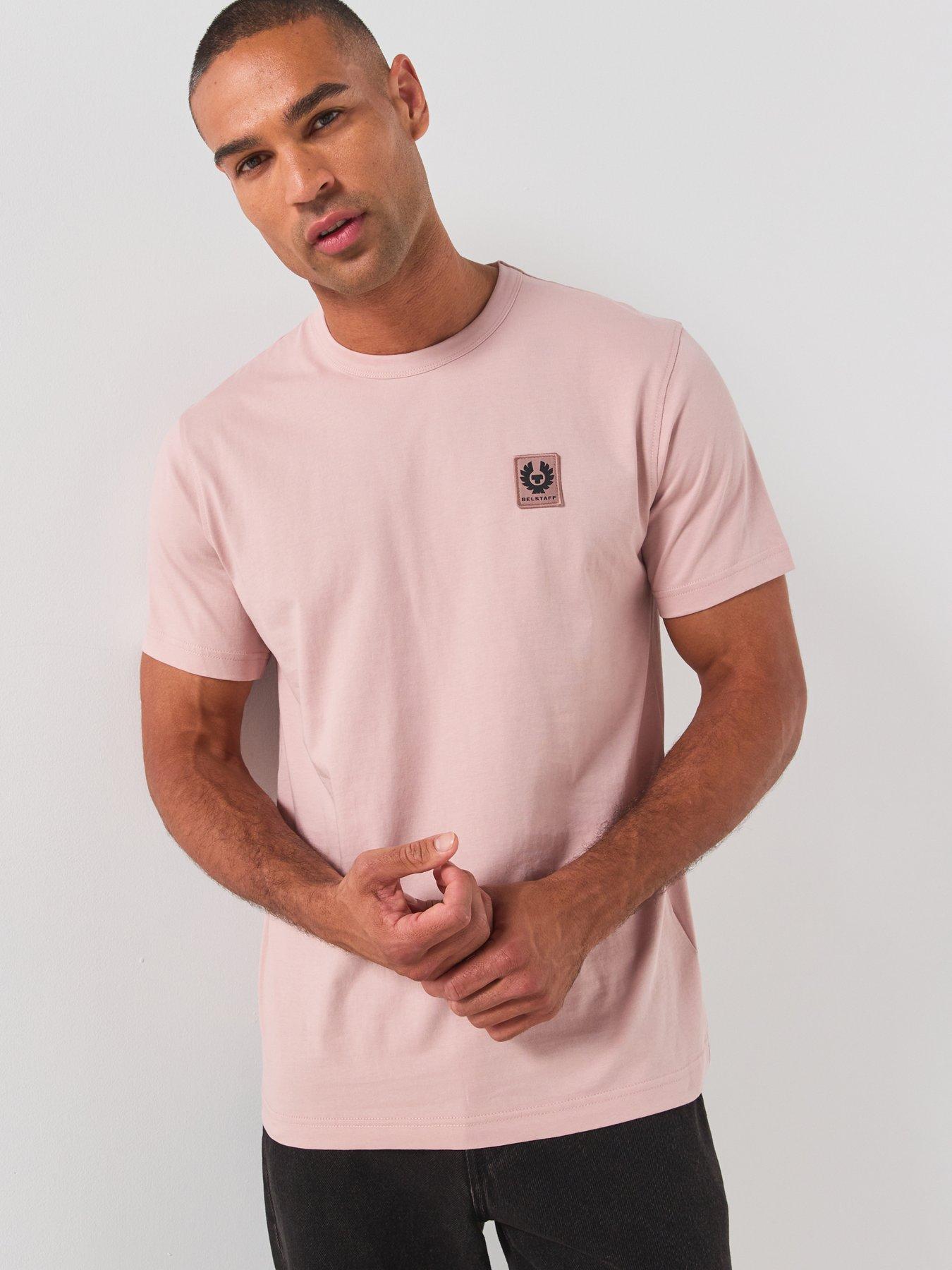 Belstaff Patch Logo T Shirt Pink, Size S, Circle Fashion - Image 3
