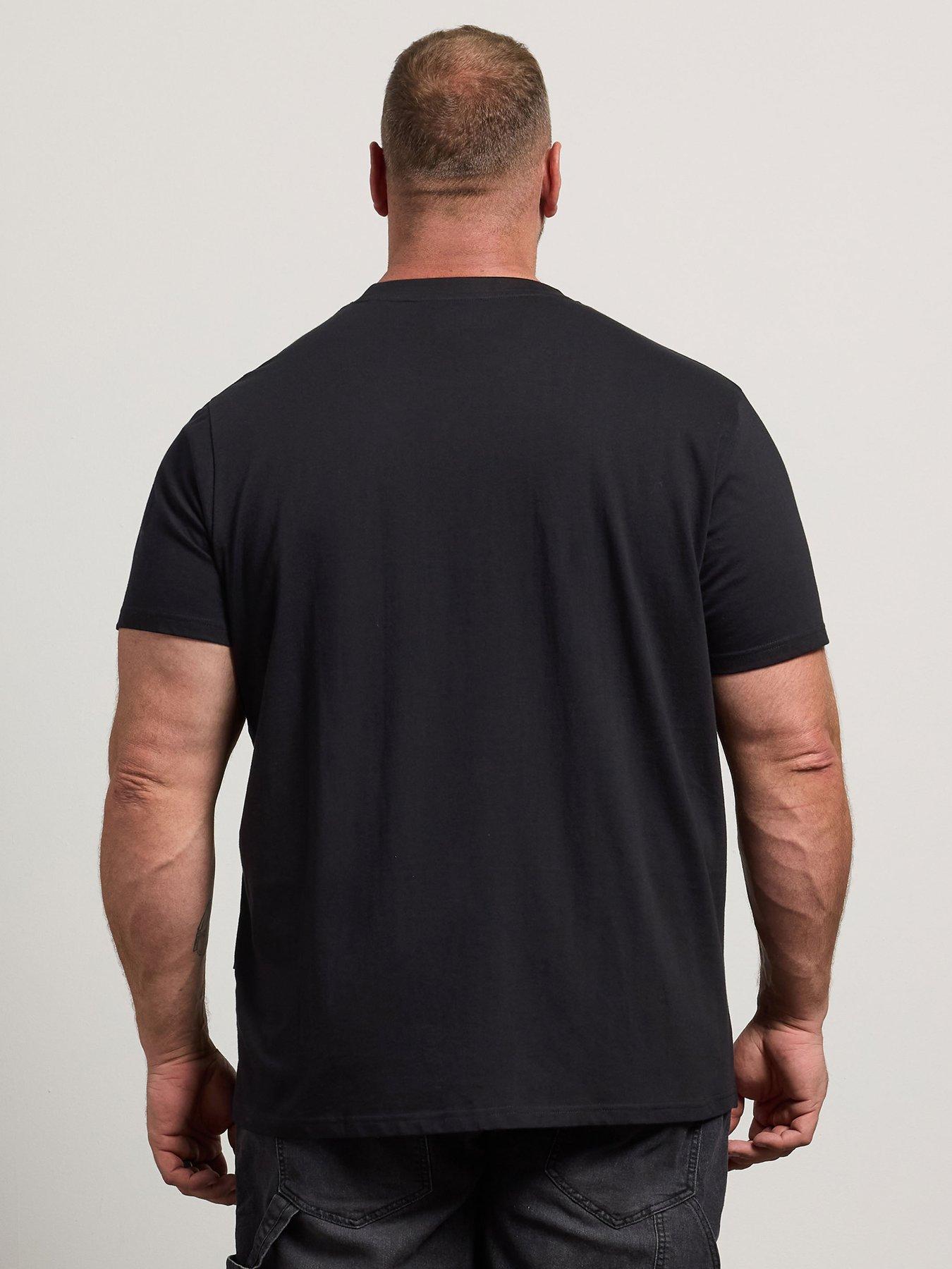 Image 2 of 4 of BadRhino Spiderman Print T-Shirt - Black