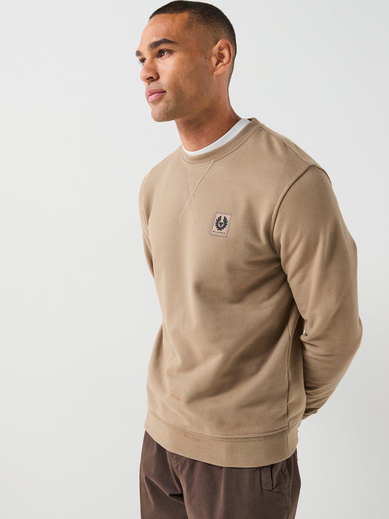 Image 1 of 5 of Belstaff Belstaff Left Chest Patch Logo Regular Fit Crew Sweat