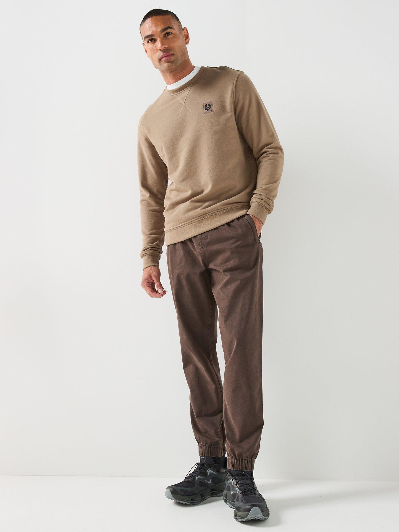 Image 3 of 5 of Belstaff Belstaff Left Chest Patch Logo Regular Fit Crew Sweat