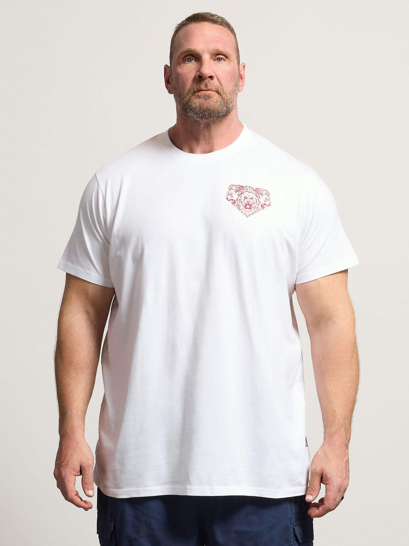 BadRhino England Lions Long T-Shirt - White