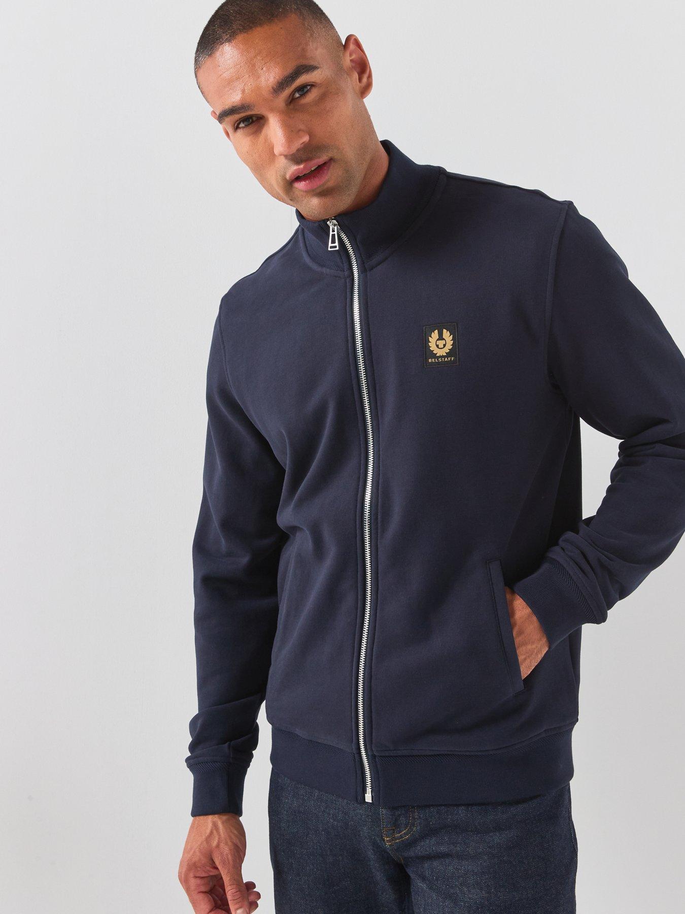 Image 4 of 6 of Belstaff Left Chest Patch Full Zip Hoodie