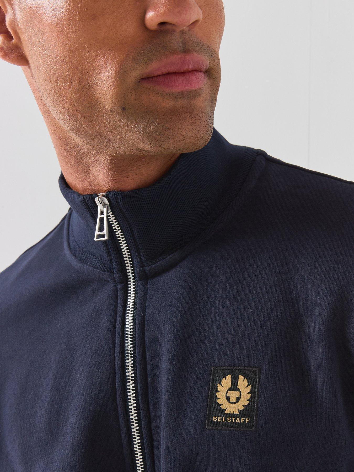 Image 6 of 6 of Belstaff Left Chest Patch Full Zip Hoodie