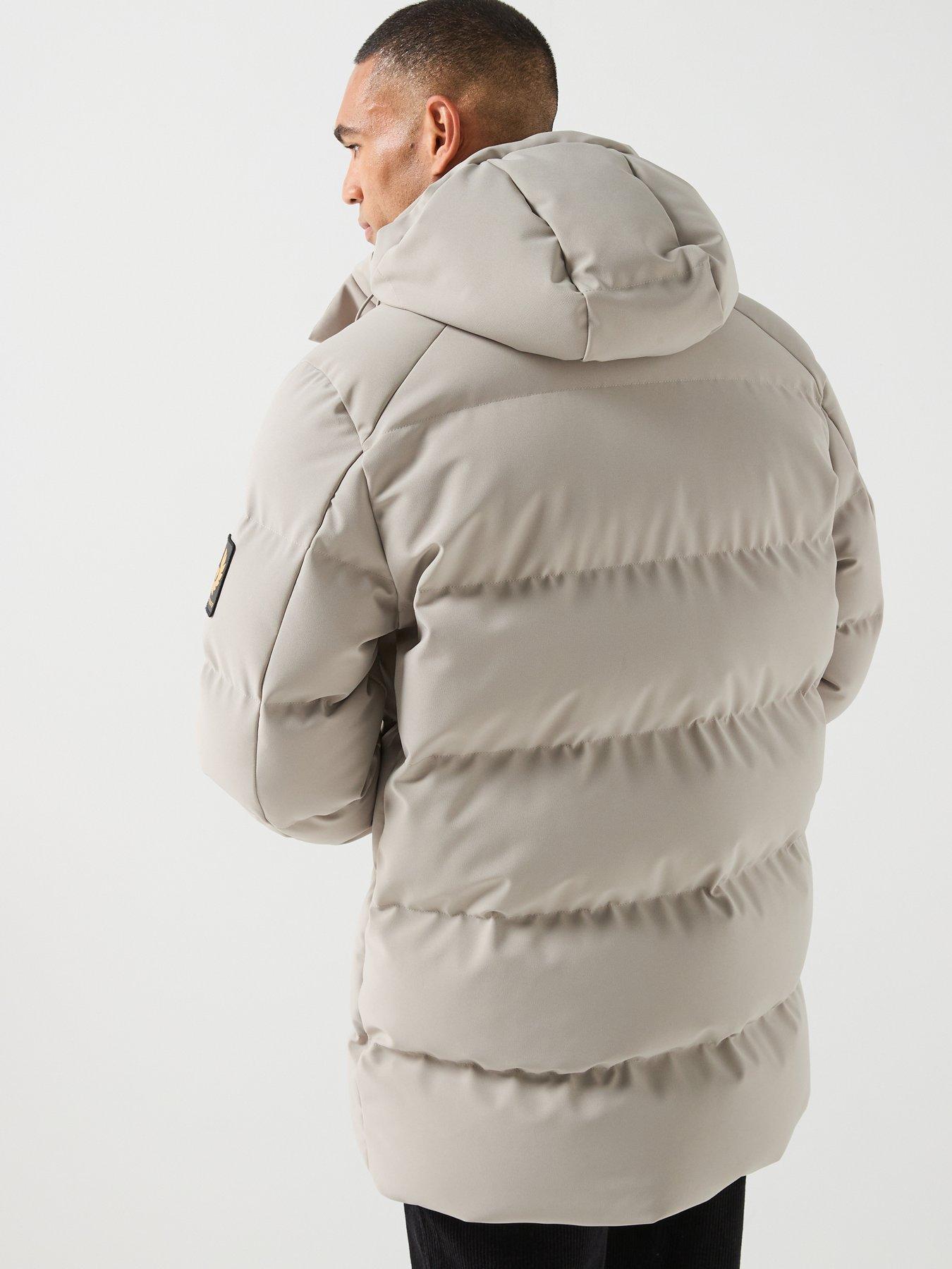 Image 2 of 6 of Belstaff Pendulum 2 Way Stretch Padded Coat - Light Beige