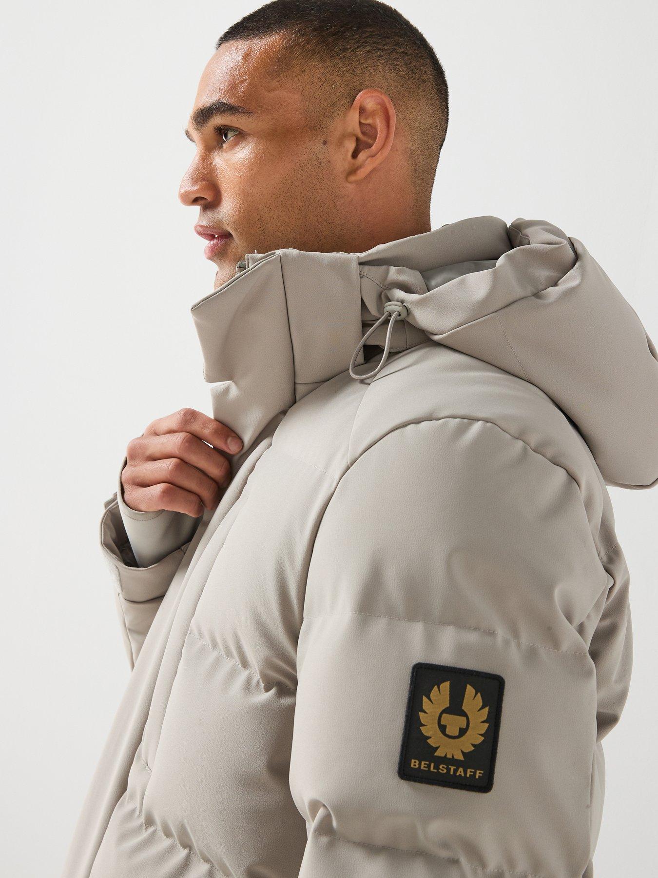 Image 5 of 6 of Belstaff Pendulum 2 Way Stretch Padded Coat - Light Beige