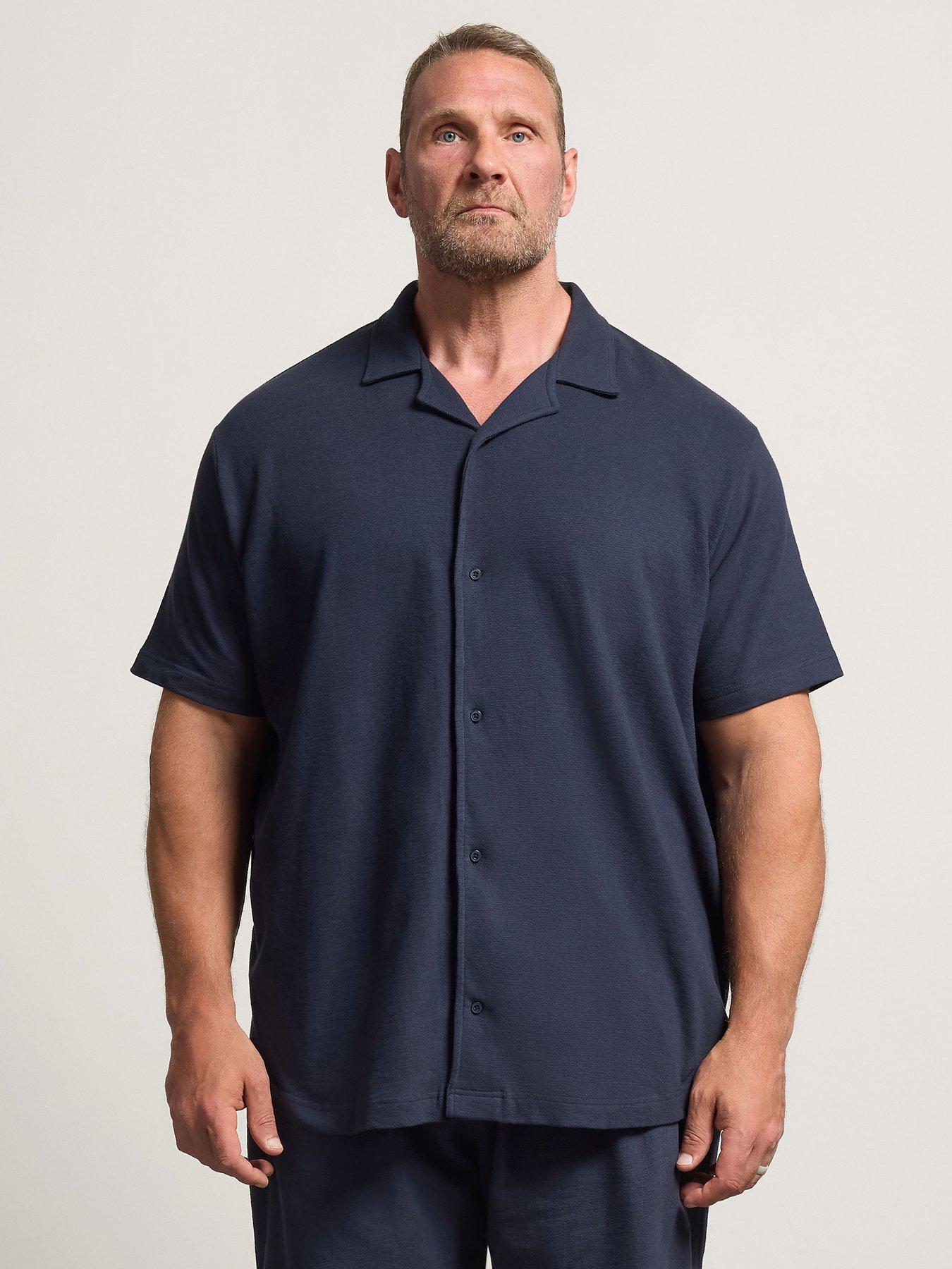 BadRhino Badrhino Revere Neck Slub Shirt