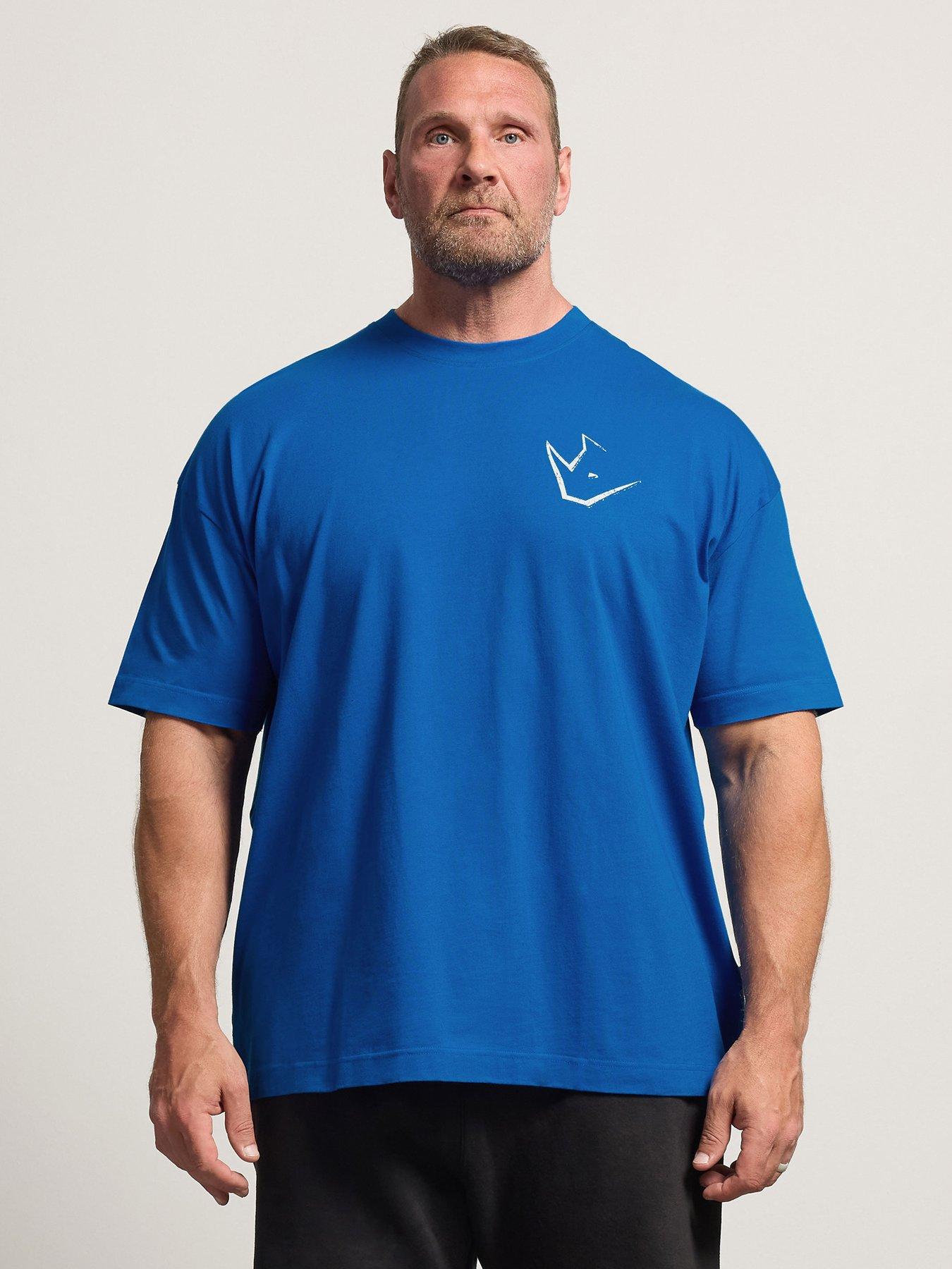 BadRhino Ironrhino Overprint T-Shirt - Blue