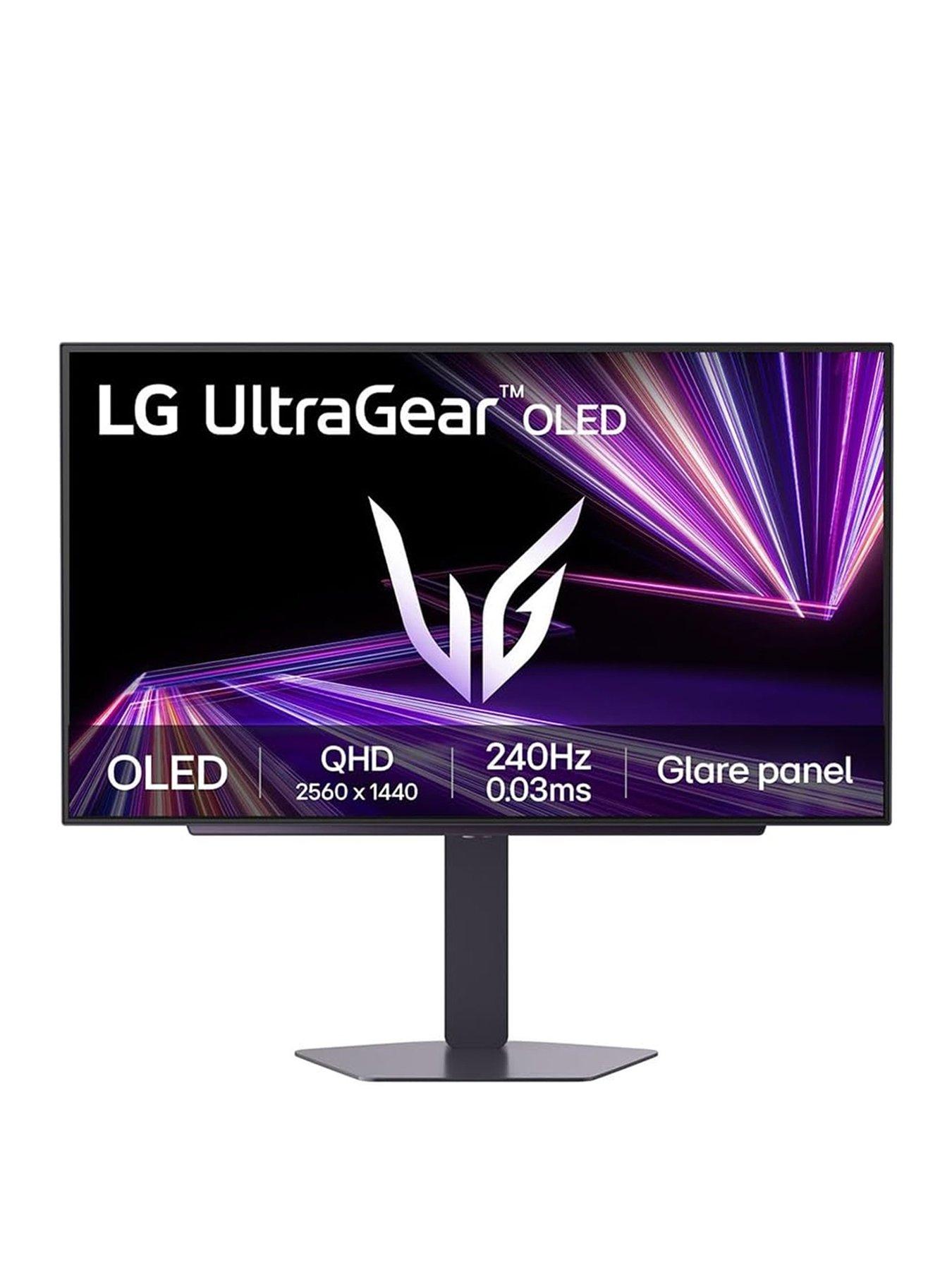 Image 1 of 7 of LG 27" UltraGear OLED GX7 Gaming Monitor - QHD, 240Hz, 0.03ms (GtG), Glare Panel, Black