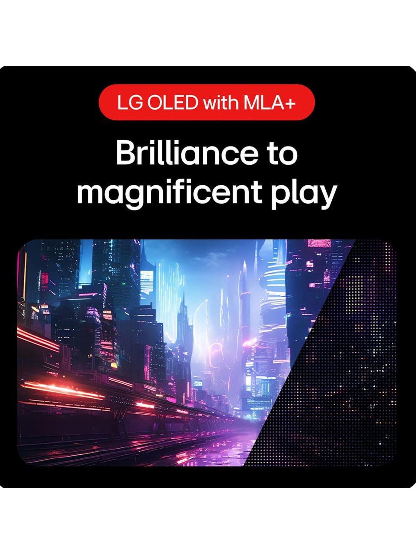 Image 2 of 7 of LG 27" UltraGear OLED GX7 Gaming Monitor - QHD, 240Hz, 0.03ms (GtG), Glare Panel, Black