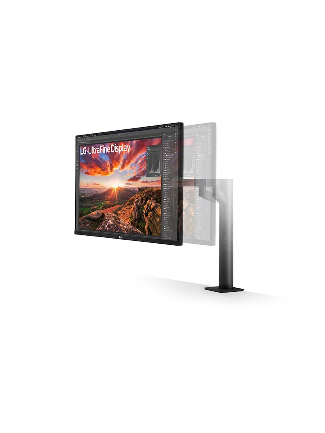 Image 3 of 7 of LG 32" UltraFine Ergo Monitor - 4K UHD, IPS, 60Hz, Ergonomic Stand, Black