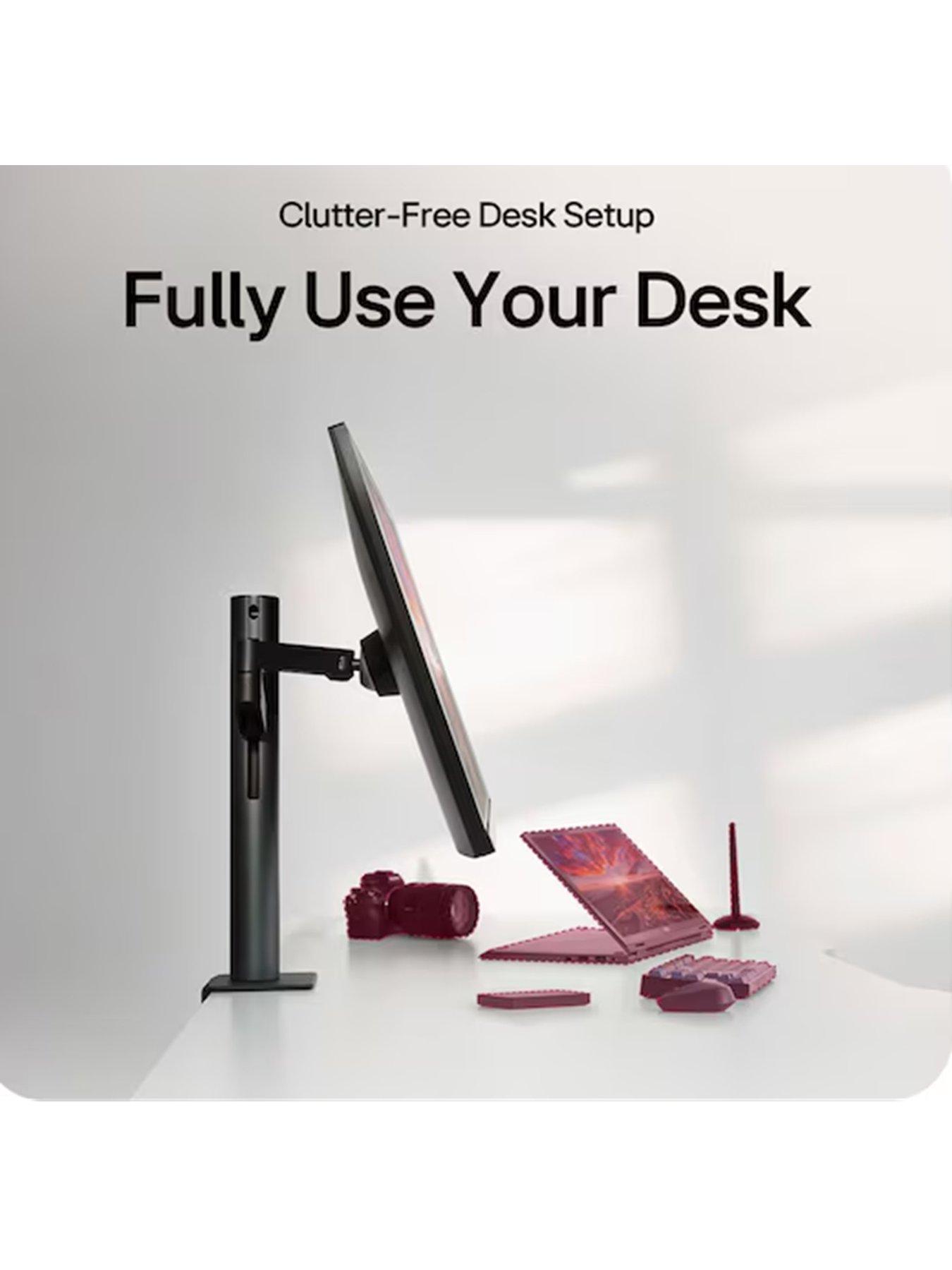 Image 6 of 7 of LG 32" UltraFine Ergo Monitor - 4K UHD, IPS, 60Hz, Ergonomic Stand, Black