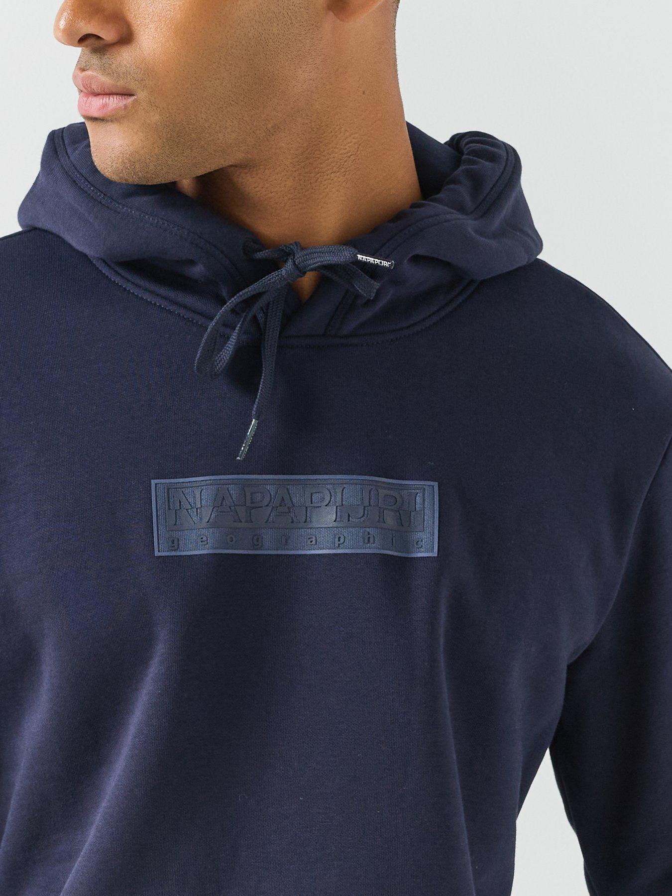 Image 6 of 6 of NAPAPIJRI Mens B-box Logo Hooide - Blue
