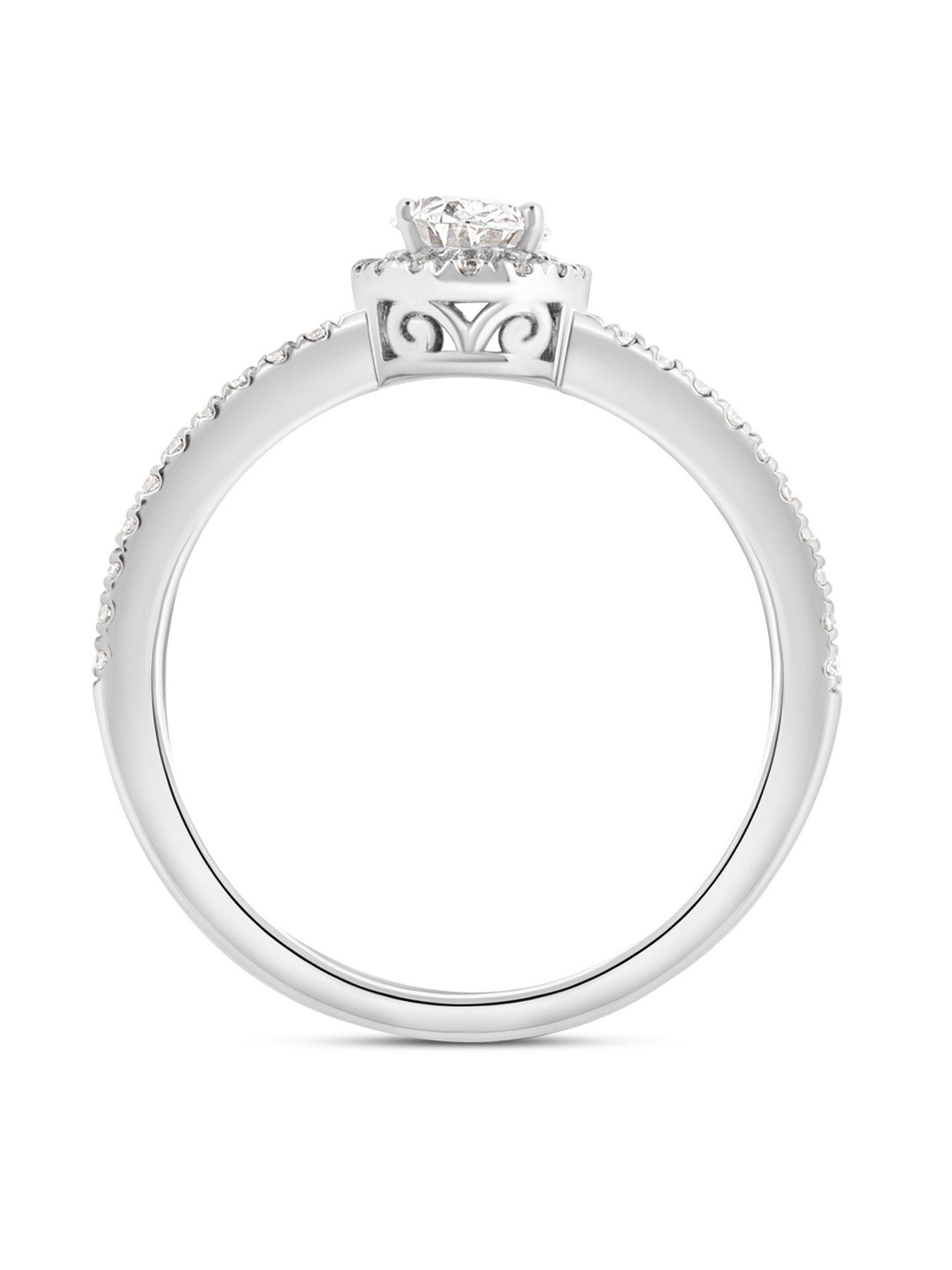 Image 3 of 5 of Love DIAMOND Lab-Grown Diamond Oval Cut Ring