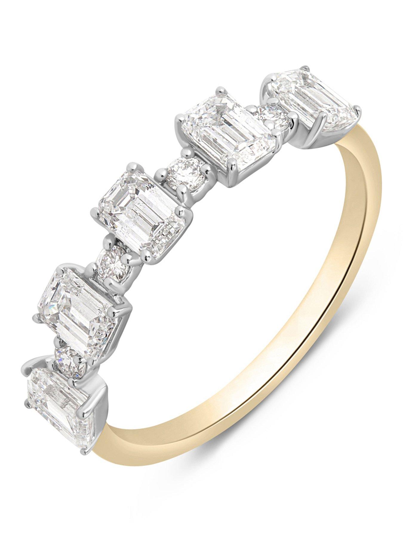 Image 1 of 5 of Love DIAMOND 18Ct Plated Lab-Grown Diamond Engagement Ring