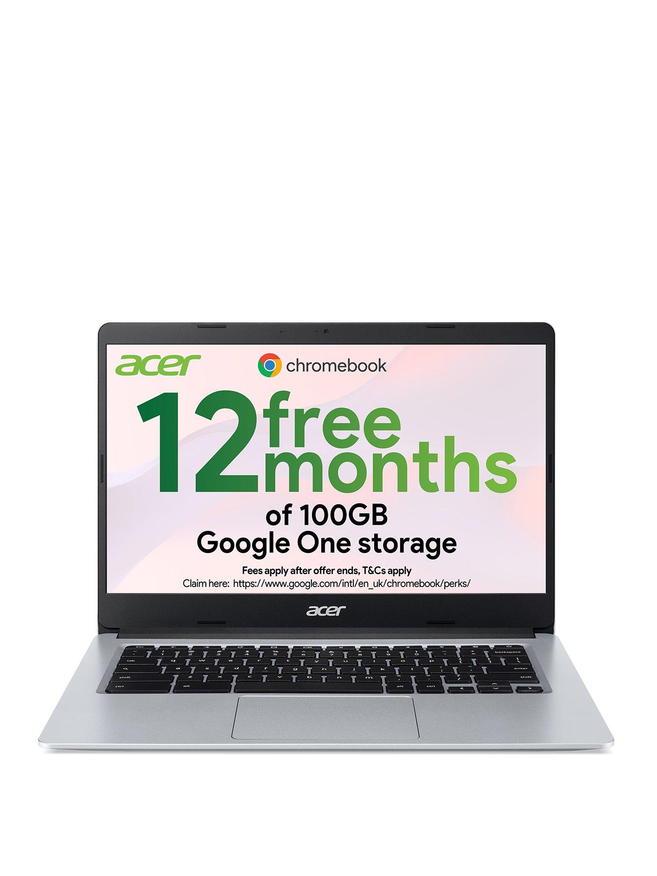 Acer Chromebook 314 - Intel Celeron - 4GB RAM - 128GB - 14in FHD - Silver