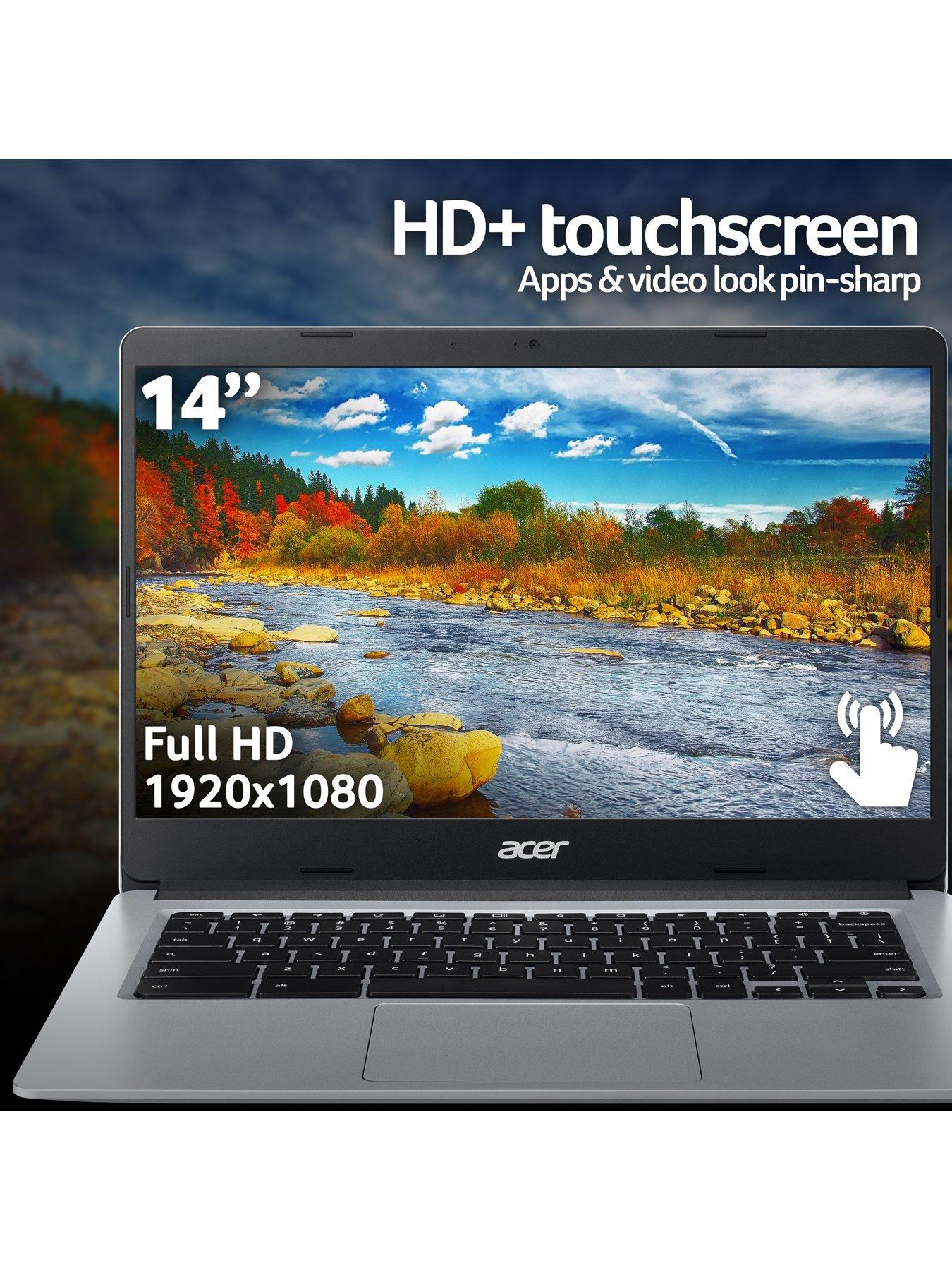 Image 4 of 8 of Acer Chromebook 314 Touchscreen - Intel Celeron - 4GB RAM - 128GB - 14in FHD - Silver