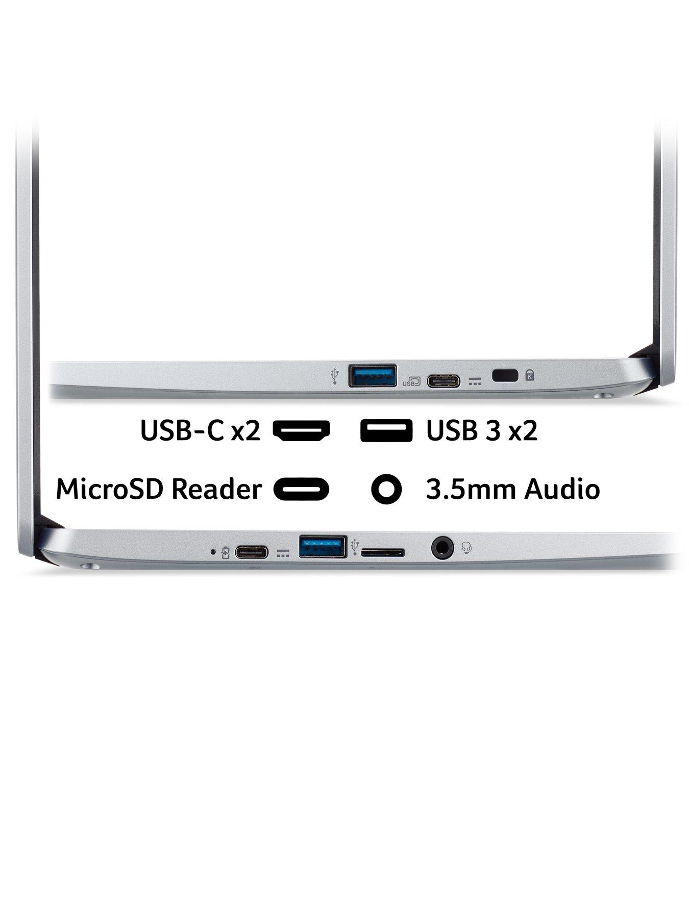 Image 7 of 8 of Acer Chromebook 314 Touchscreen - Intel Celeron - 4GB RAM - 128GB - 14in FHD - Silver