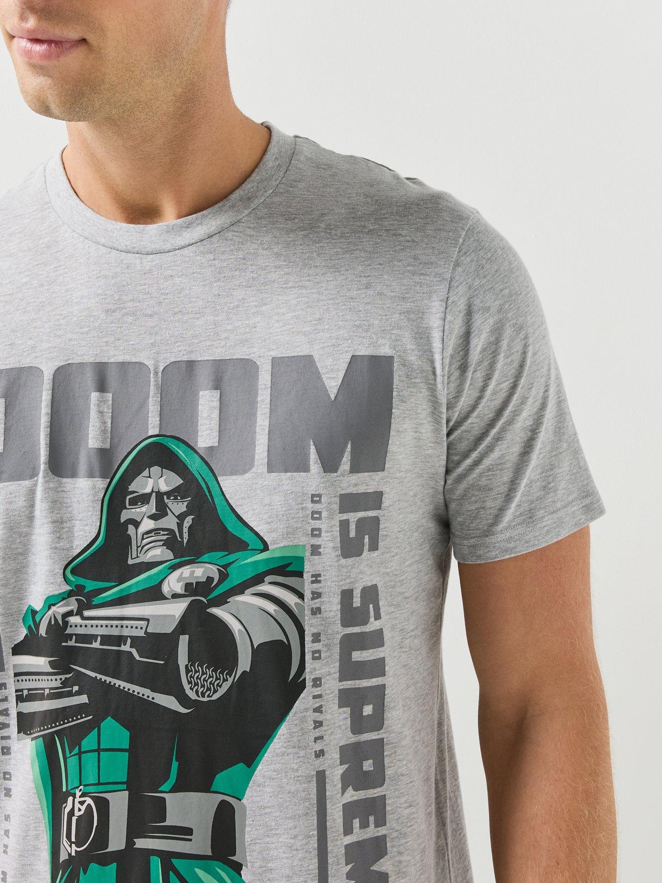 Image 4 of 7 of The Avengers Mens Doomsday Graphic Pyjama Set - Multi