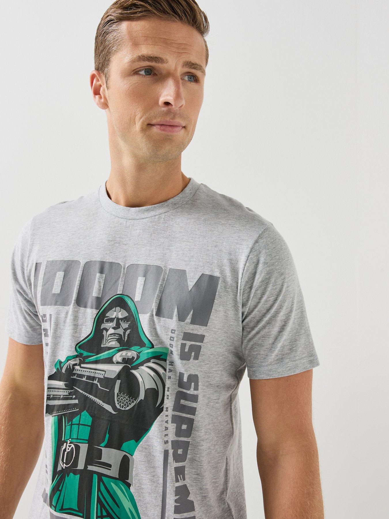 Image 5 of 7 of The Avengers Mens Doomsday Graphic Pyjama Set - Multi