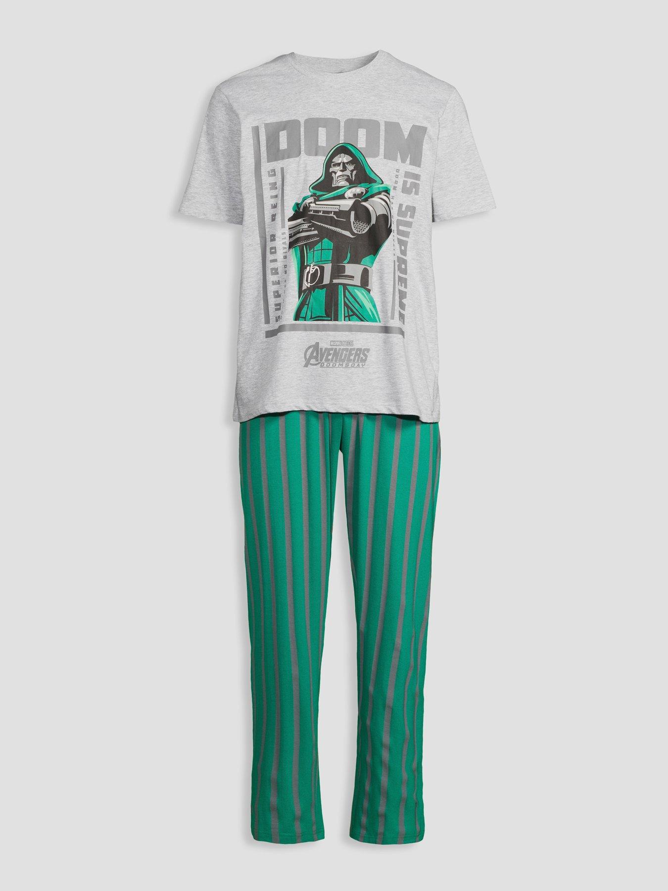 Image 7 of 7 of The Avengers Mens Doomsday Graphic Pyjama Set - Multi