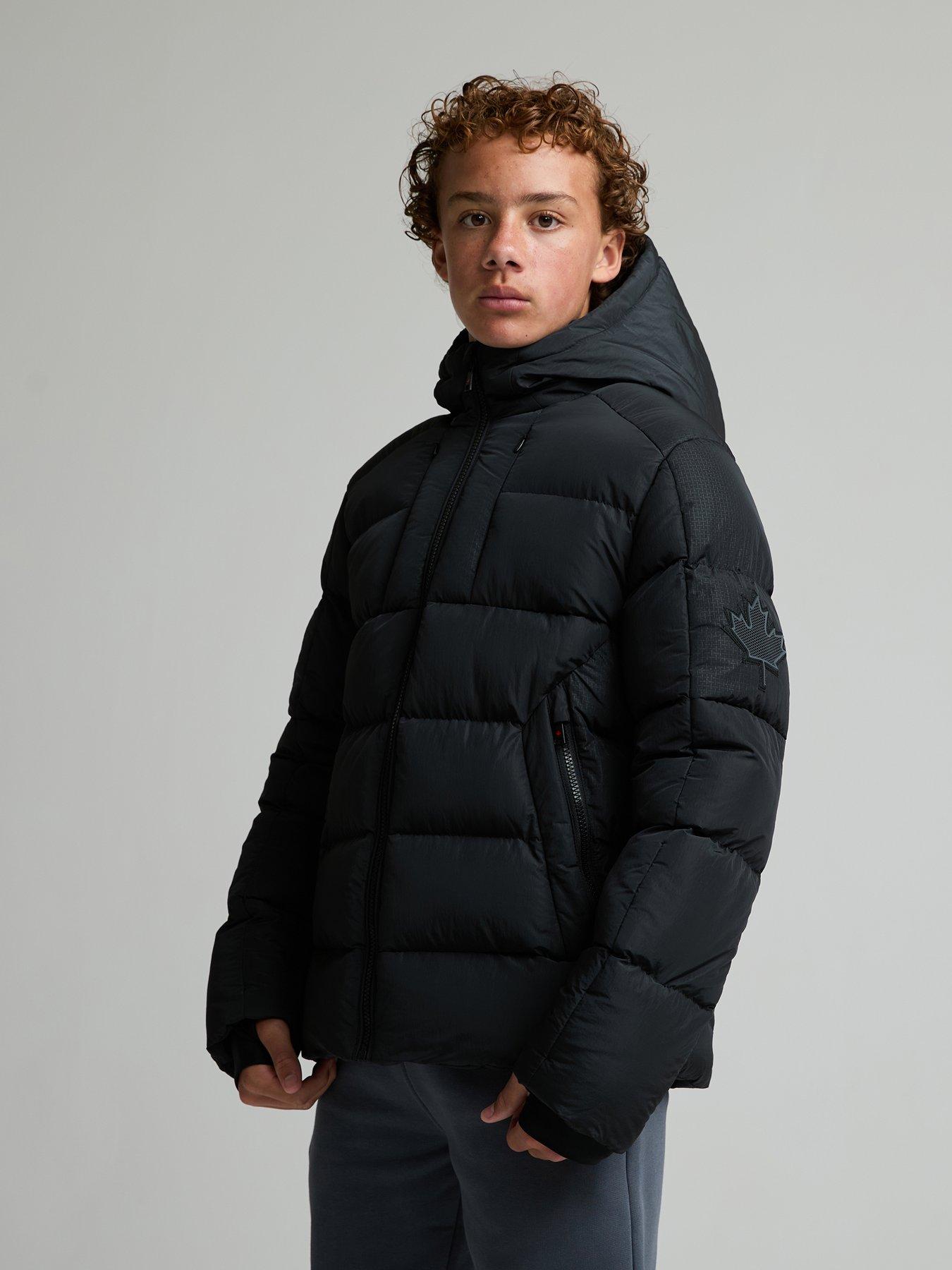 Zavetti Canada Junior Baressio Puffer Jacket - Black