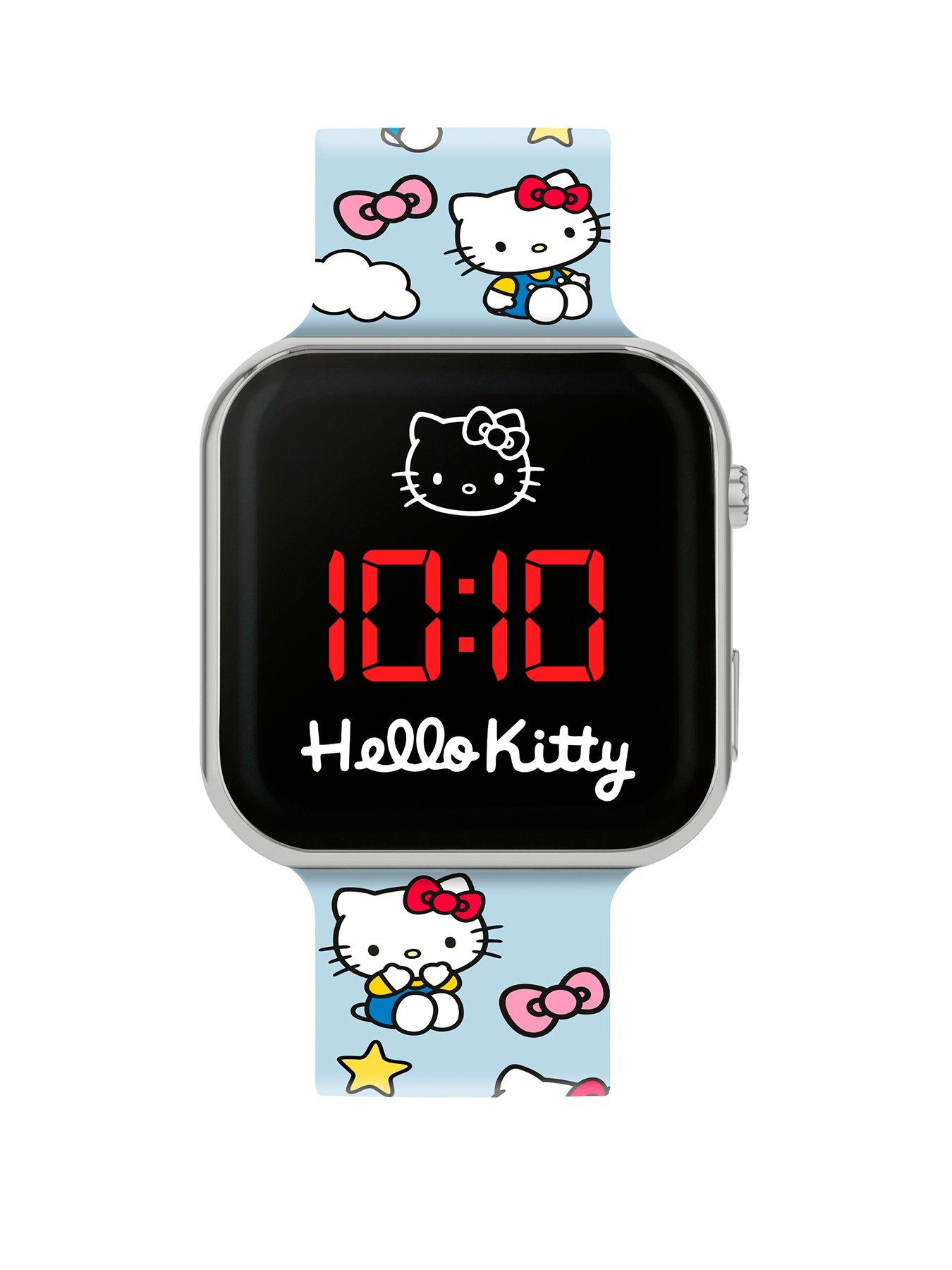 Hello Kitty Printed Strap Led Watch