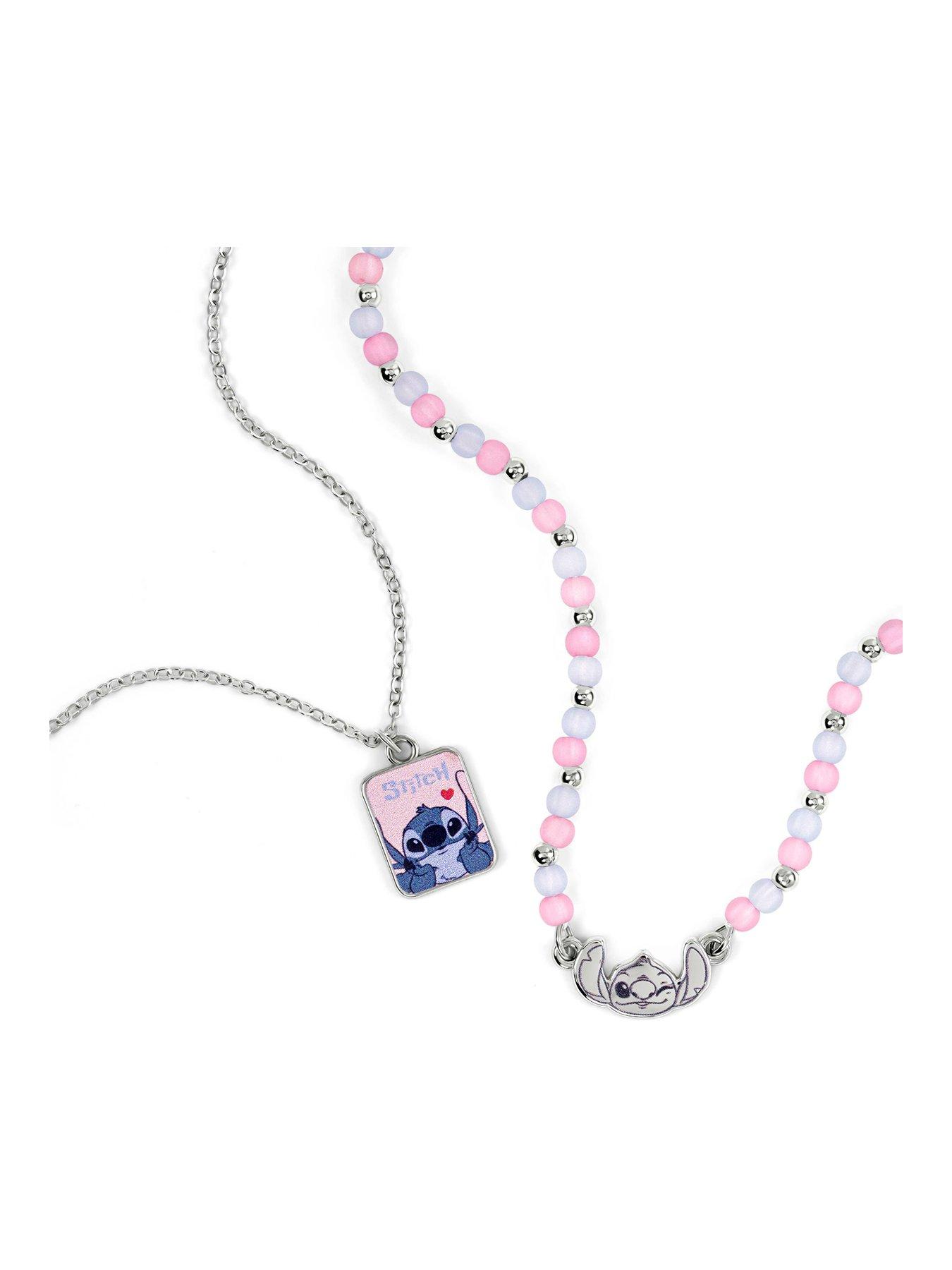 Disney 2 Piece Kids Necklace Set Stitch