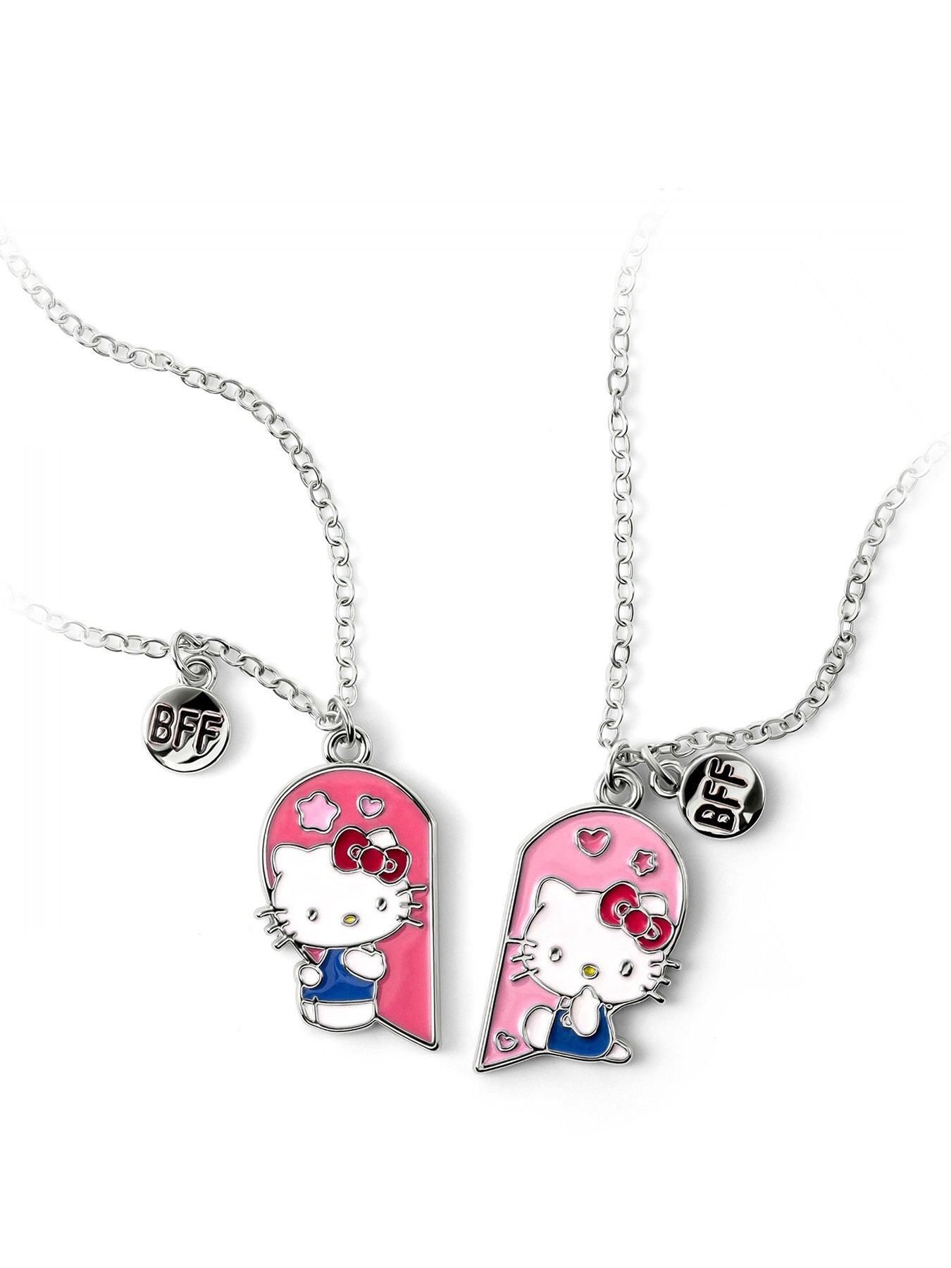 Hello Kitty Kids Heart Necklace Set Hello Kitty