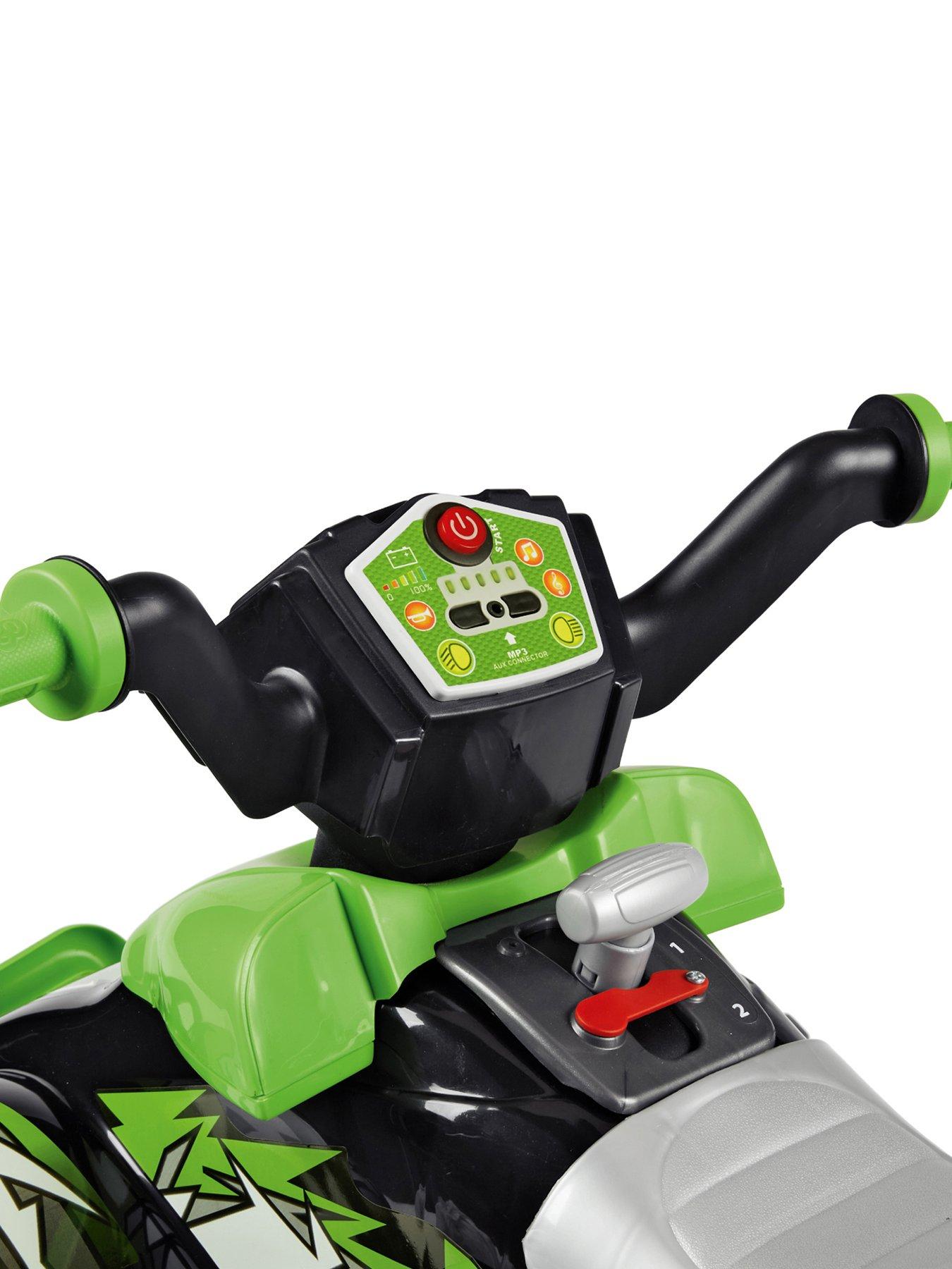 Image 2 of 7 of Peg Perego Corral T-Rex 12v Battery Operated Quad Bike - Green