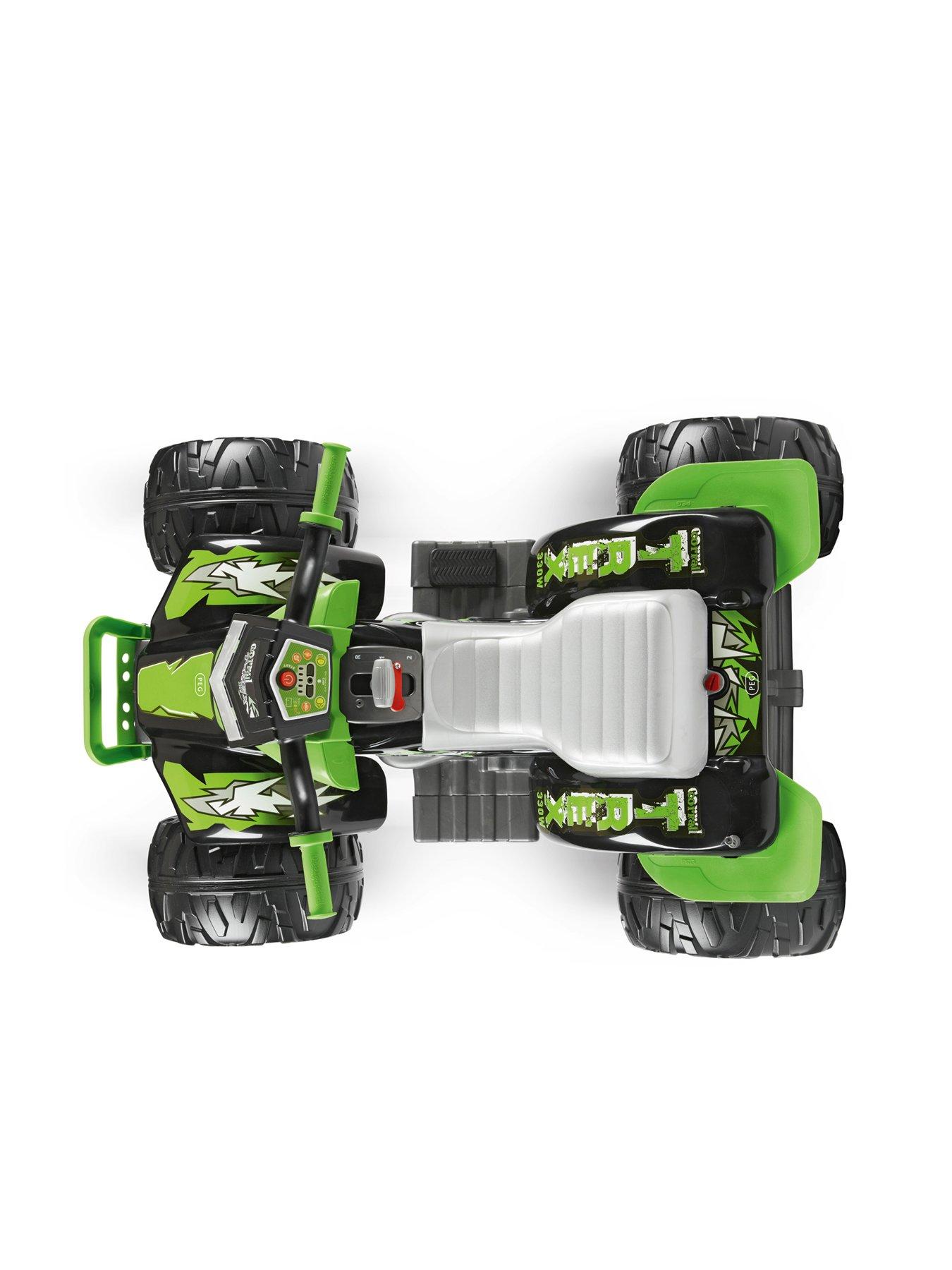 Image 4 of 7 of Peg Perego Corral T-Rex 12v Battery Operated Quad Bike - Green