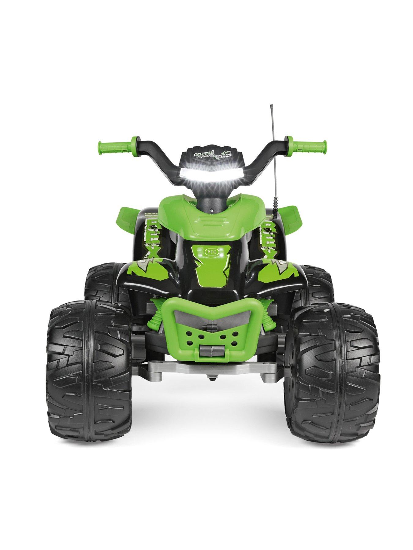 Image 5 of 7 of Peg Perego Corral T-Rex 12v Battery Operated Quad Bike - Green