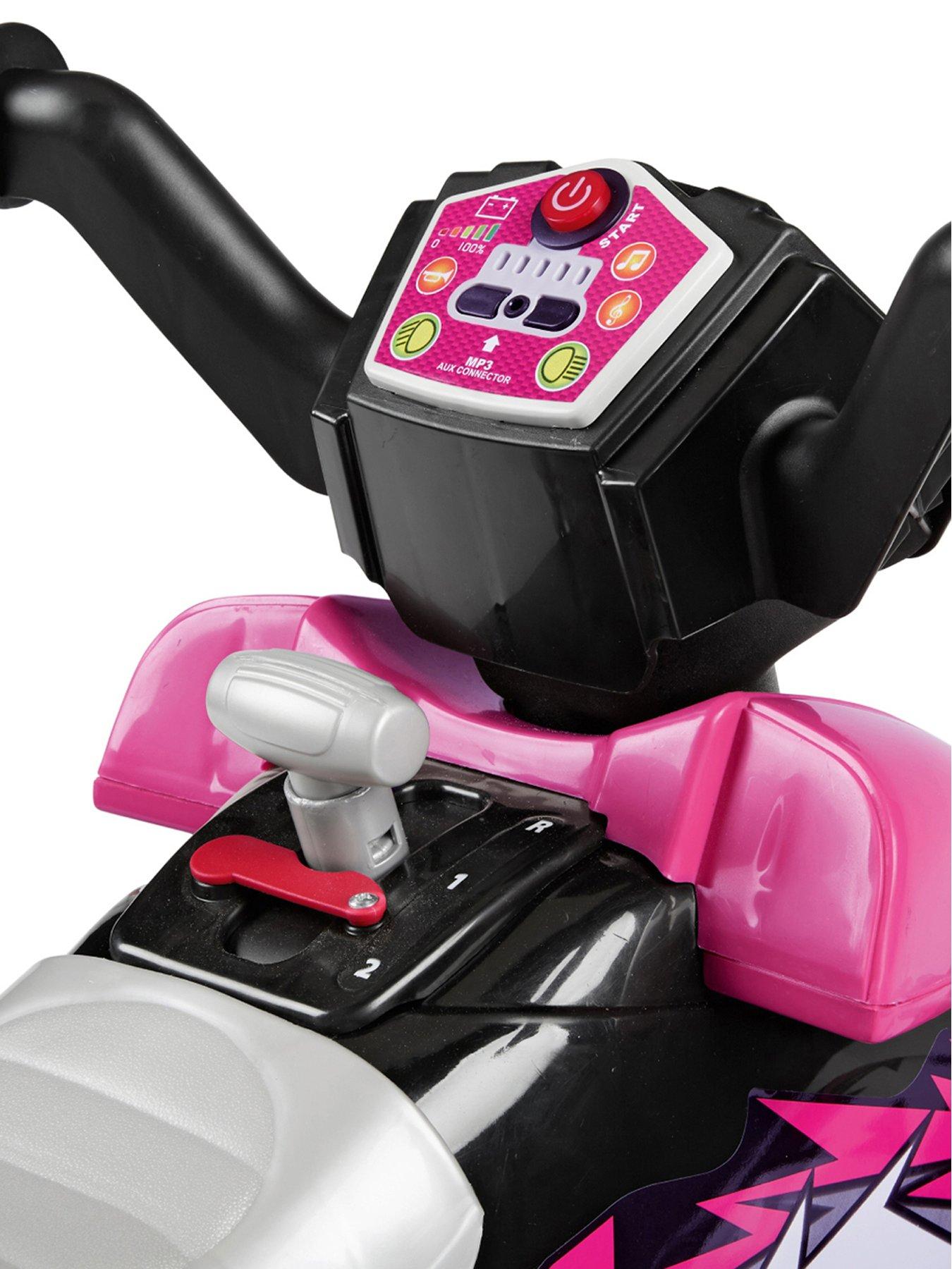 Image 2 of 6 of Peg Perego Corral T-Rex 12v Battery Operated Quad Bike - Pink