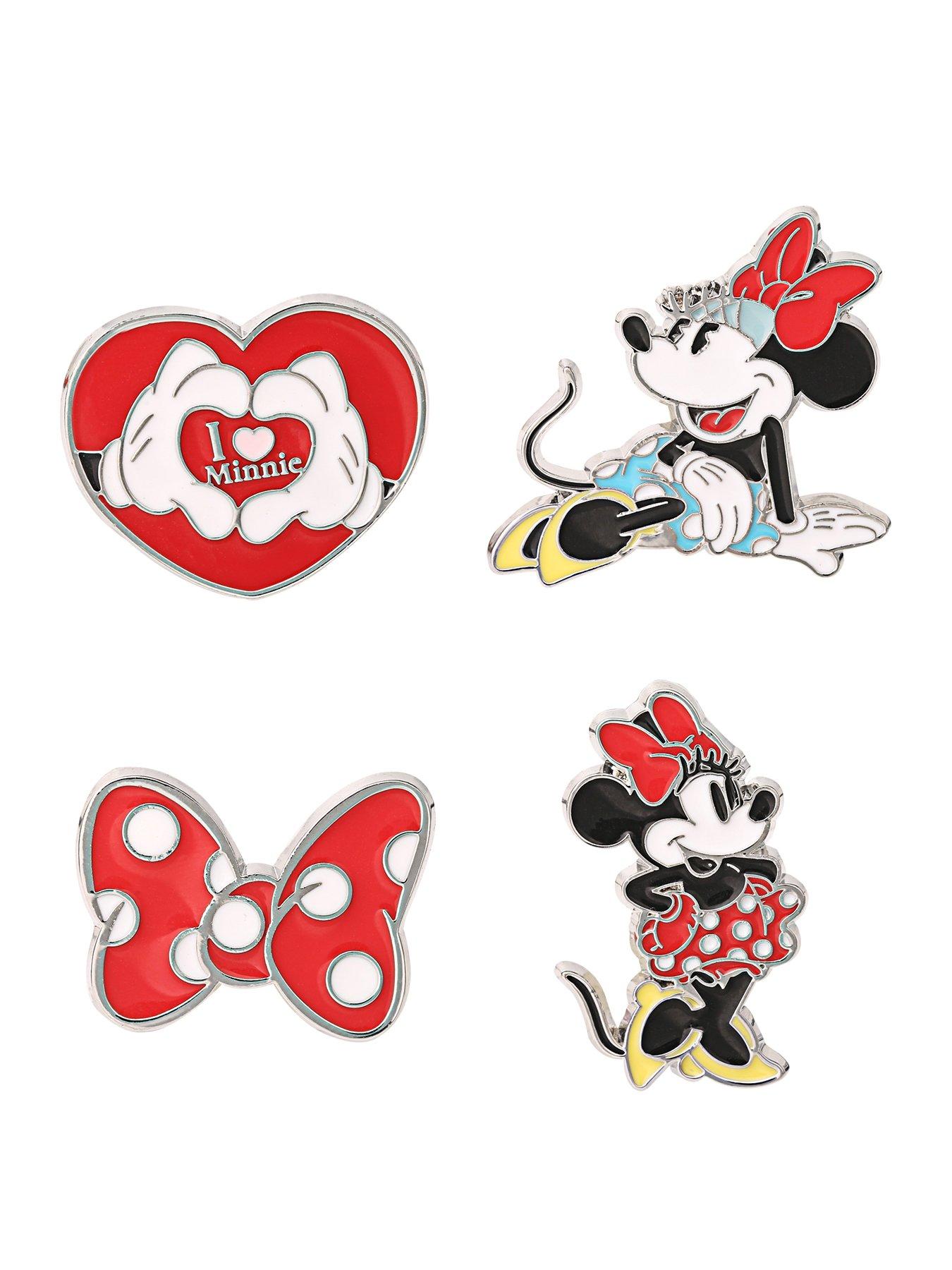 Disney 4 PCS DISNEY MINNIE MOUSE PIN SET