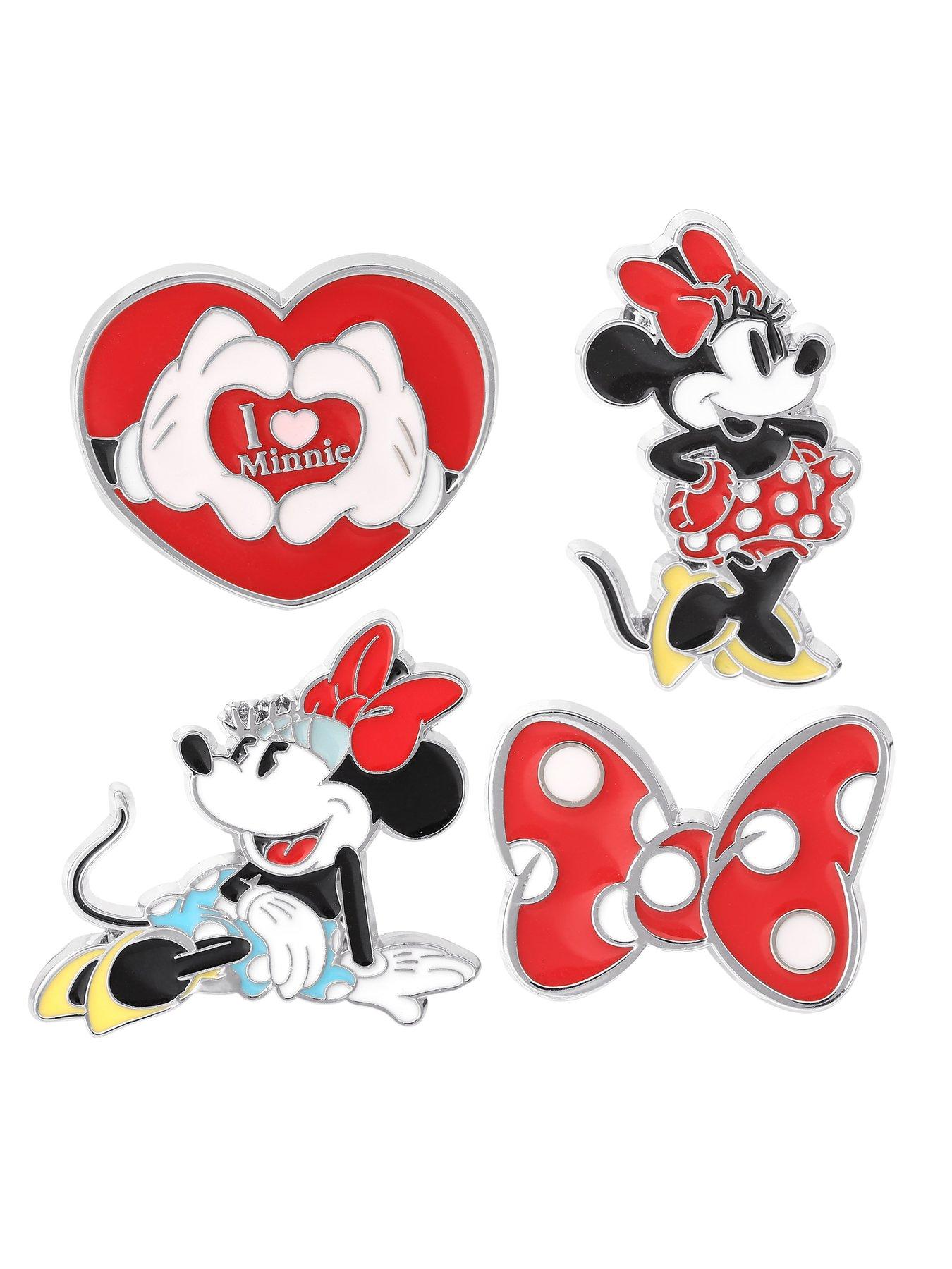 Image 2 of 5 of Disney 4 Pcs Disney Minnie Mouse Pin Set