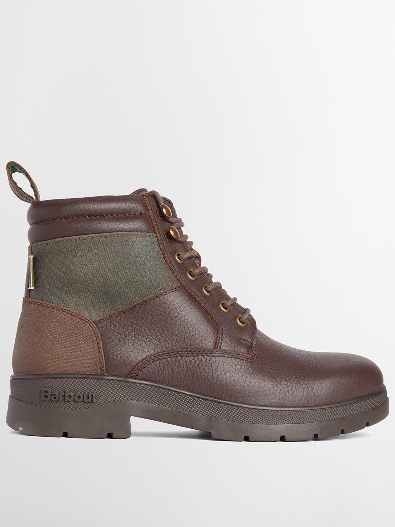 Barbour Men's Eslington Leather Yard Boots - Dk Brown - 9 (43) - Image 2