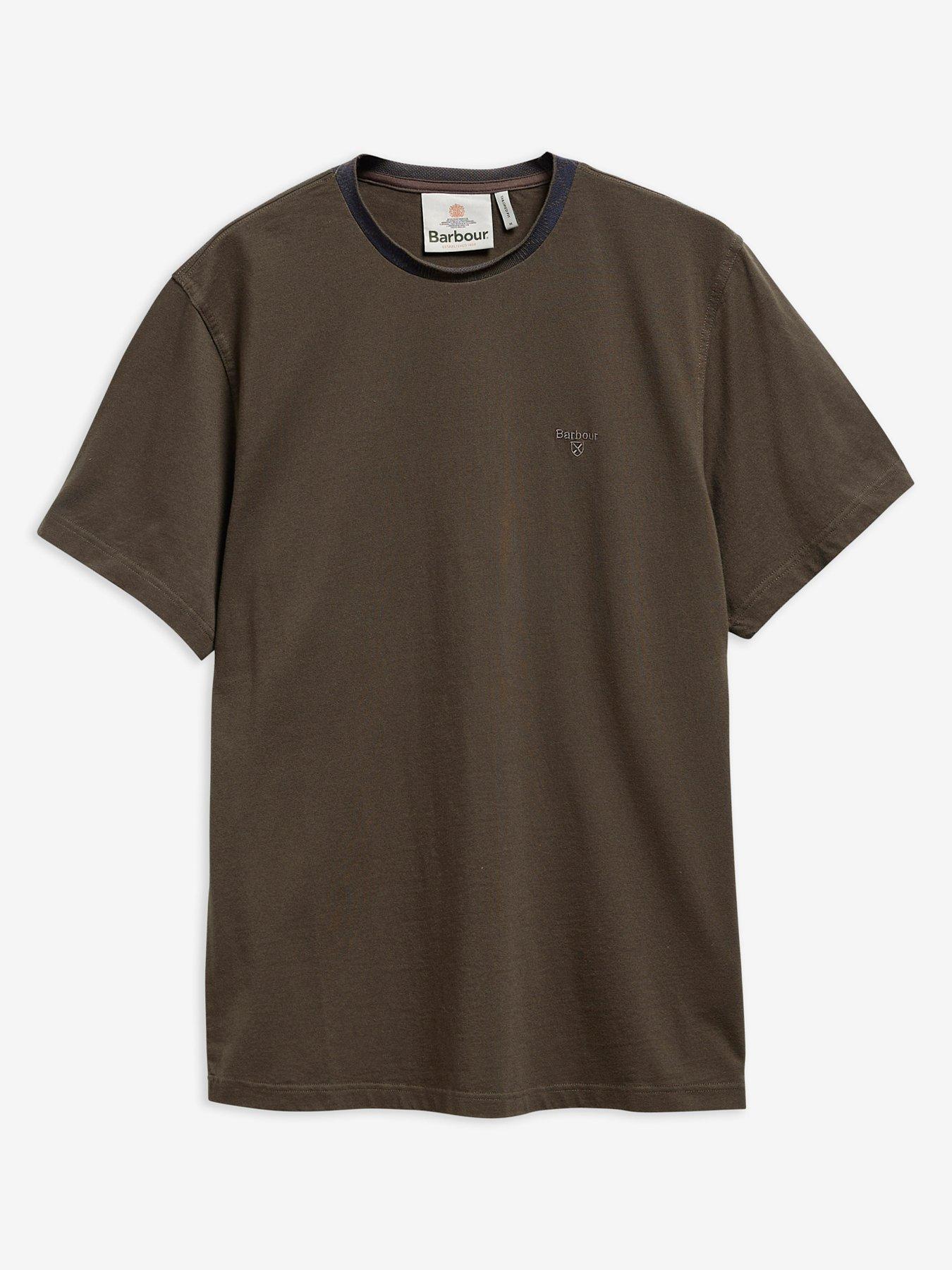Image 5 of 5 of Barbour Stanford Tartan Tailored T-Shirt - Green