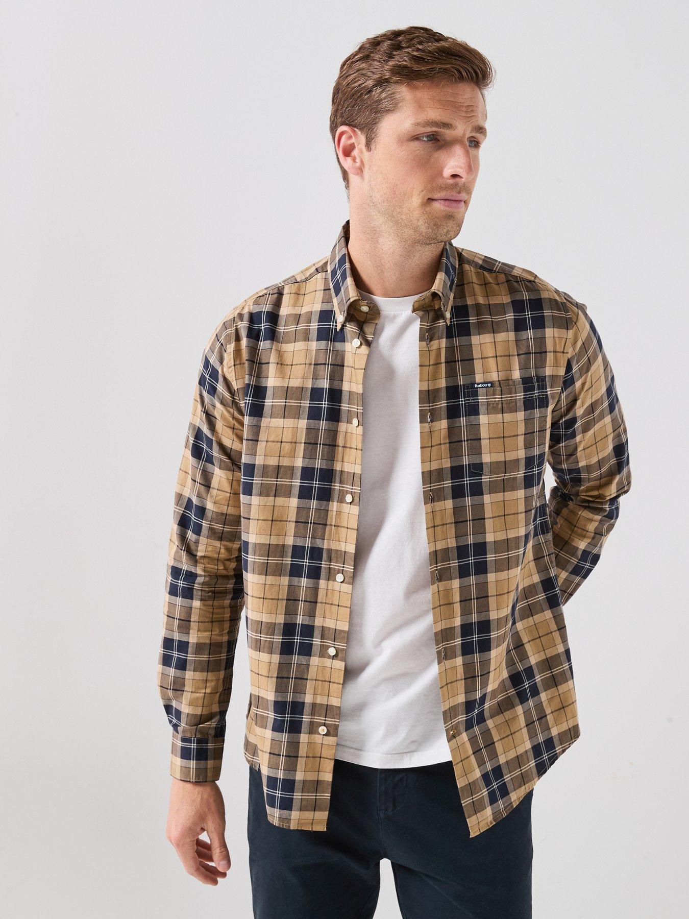 Barbour Barbour Wetheram Tailored Birchwood Tartan Shirt - Beige