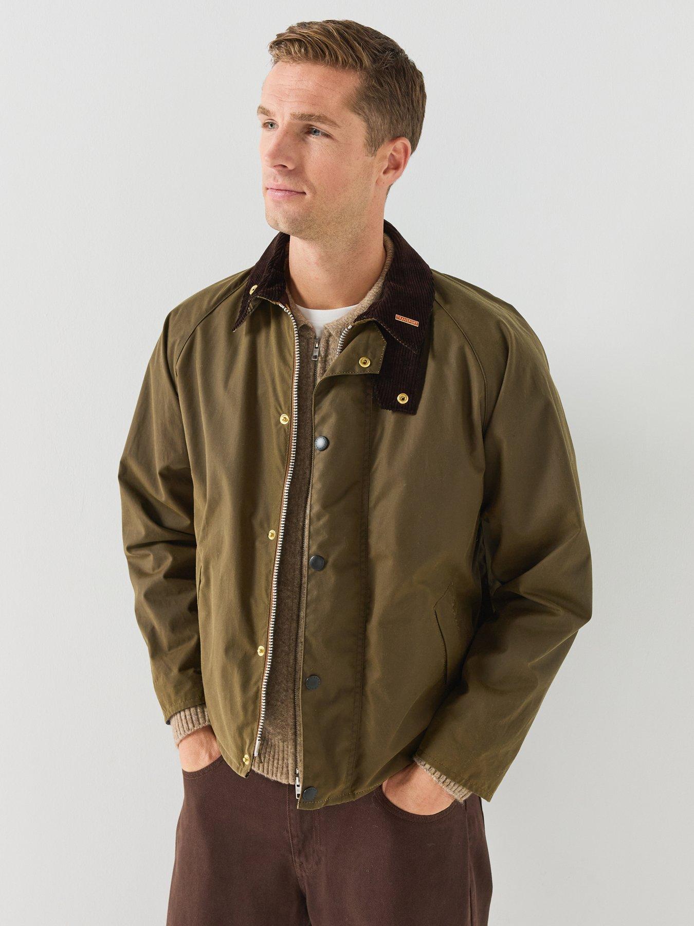 Barbour Icons Transport Wax Jacket, Brown, Size Xl, Men