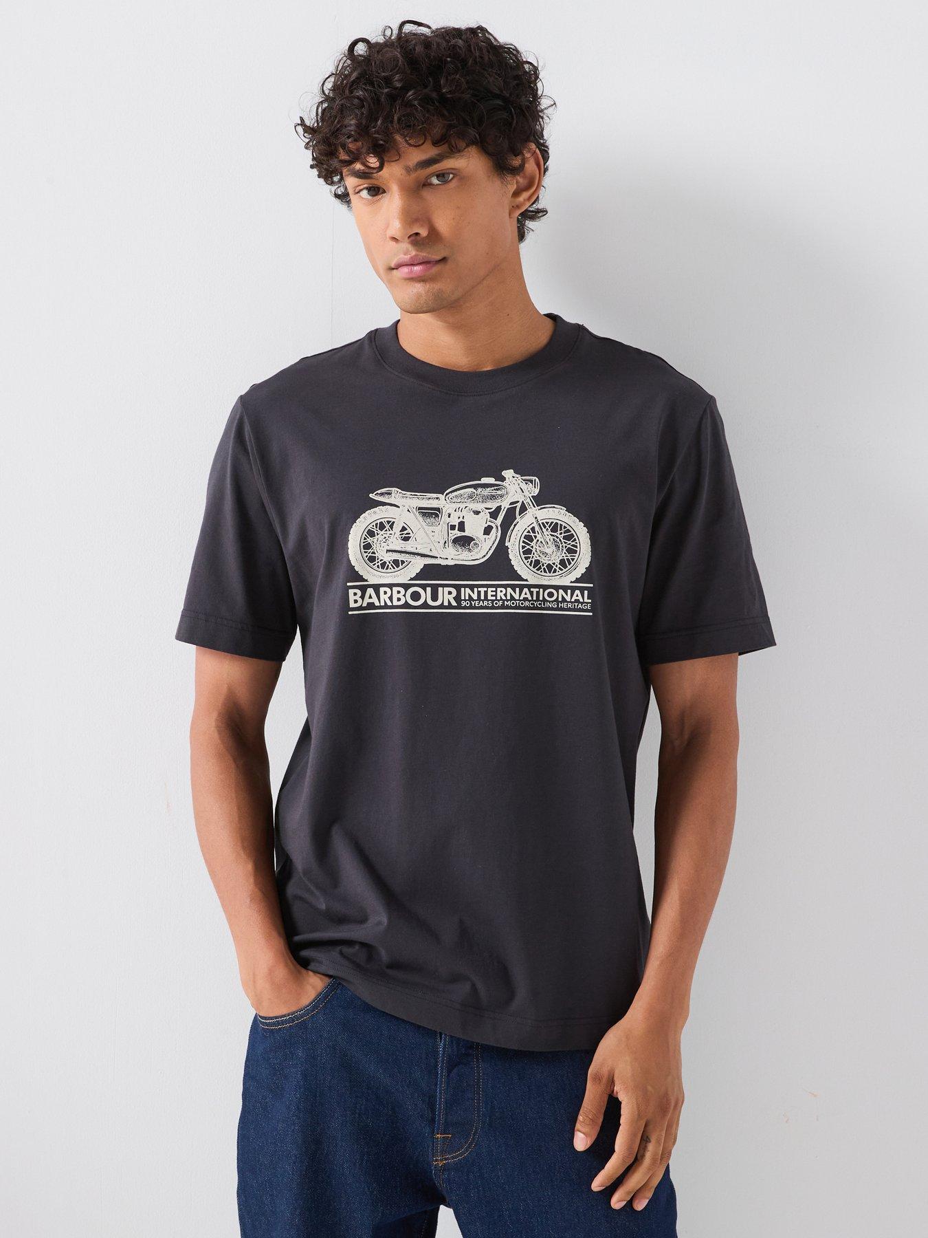Barbour International International Triton Relaxed T-Shirt, Black, Size 2Xl, Men